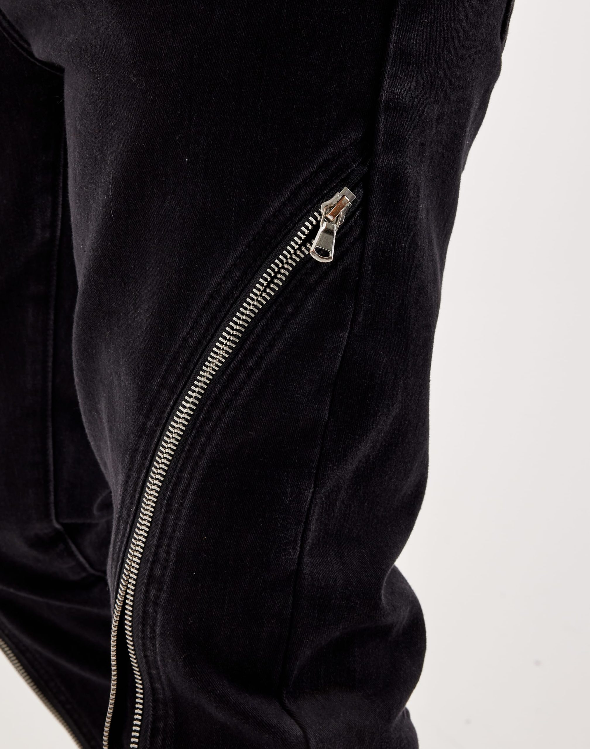 Kilogram Jet Black Zip Detail Jeans - Image 3