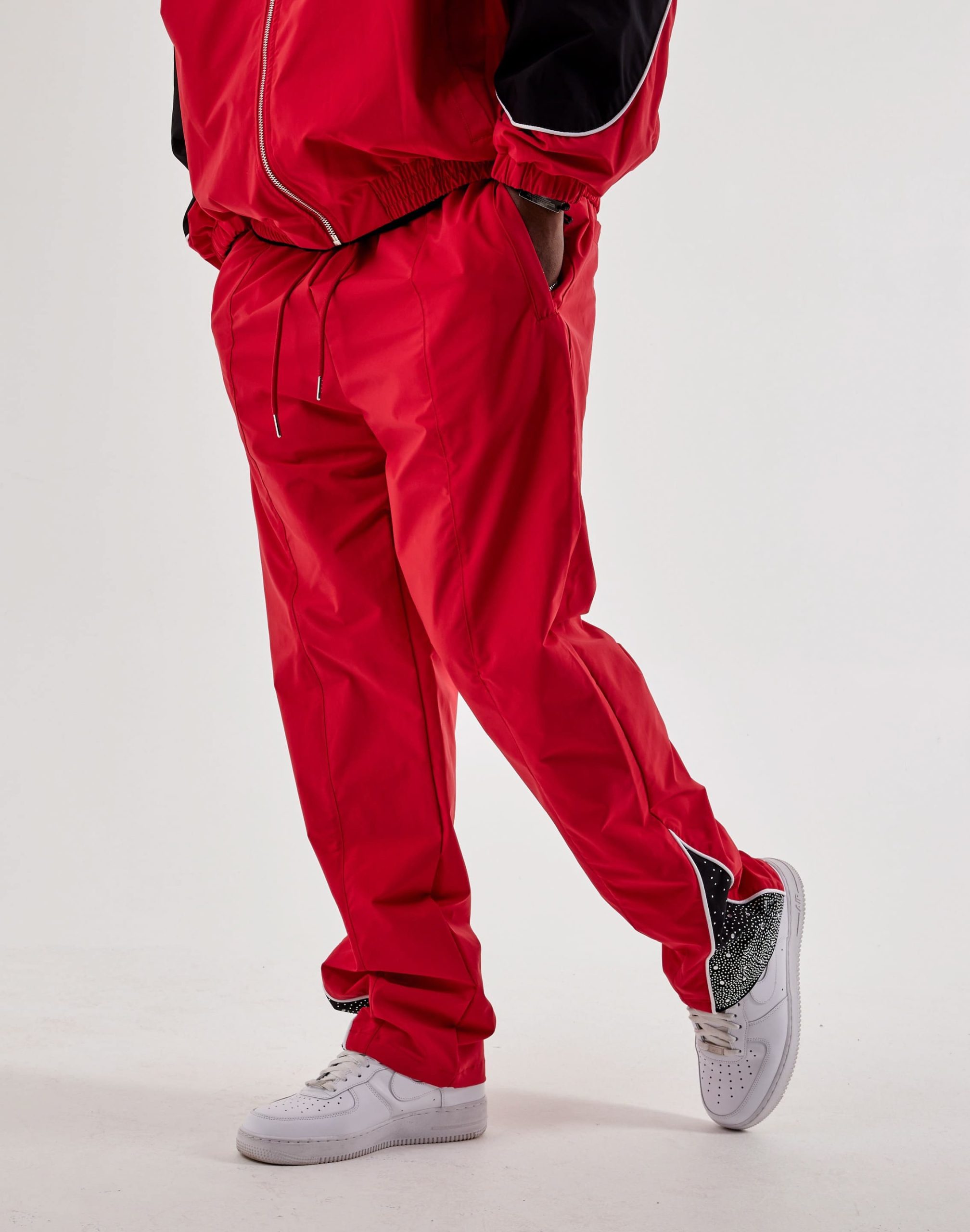 KINDRED CLOTHING Nylon Rhinestone Track Pants - Image 2