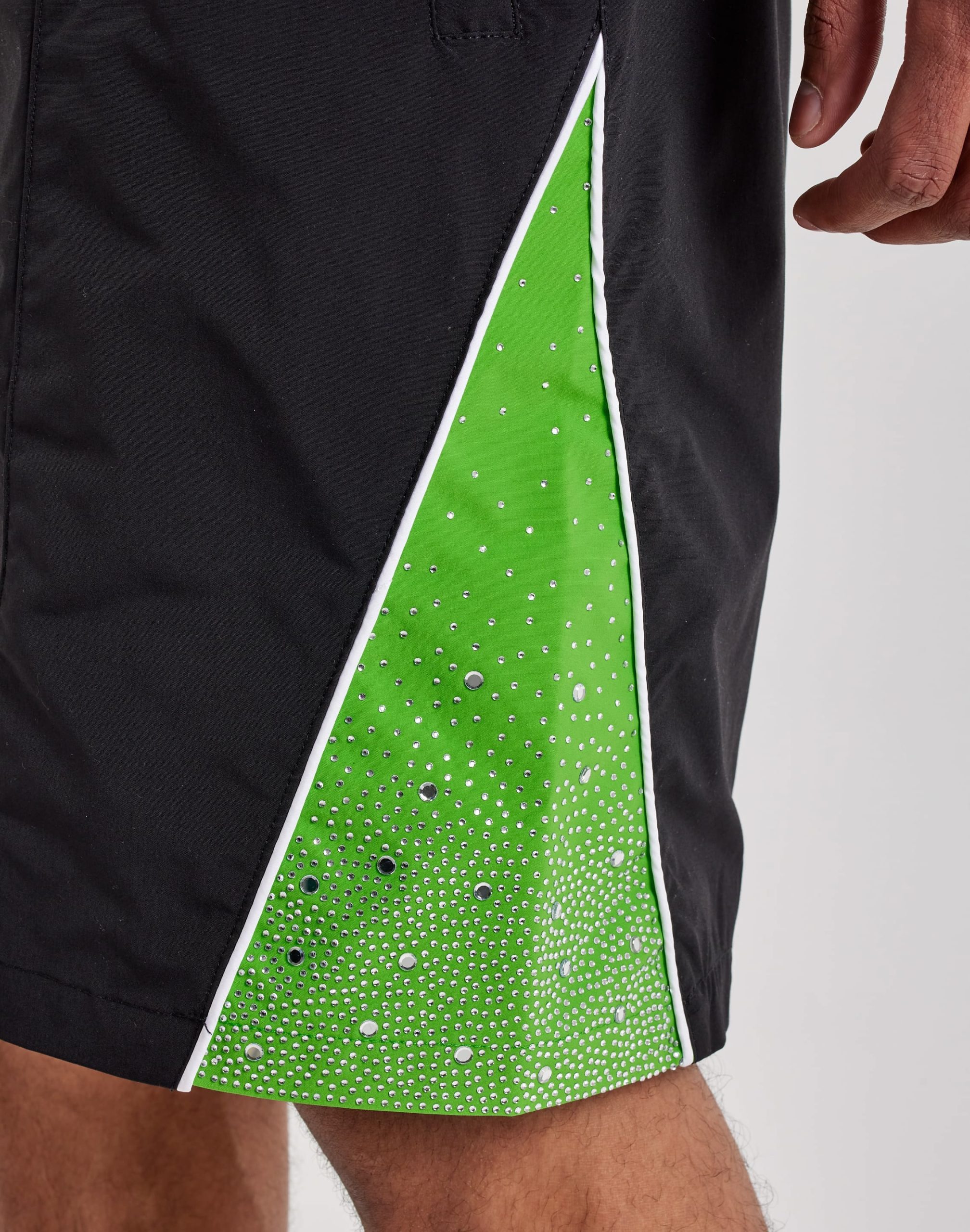 Kindred Rhinestone Nylon Shorts - Image 3