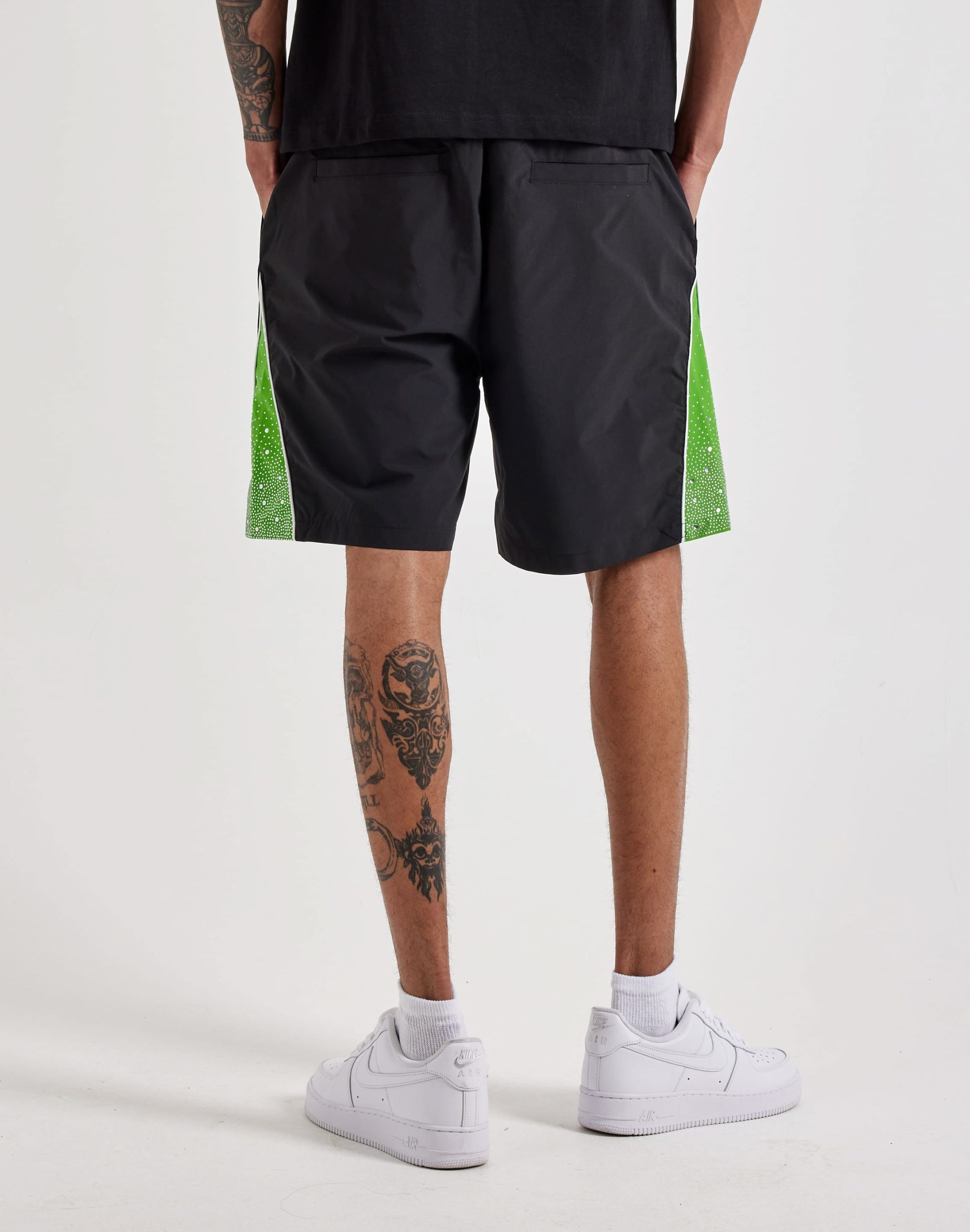 Kindred Rhinestone Nylon Shorts - Image 4