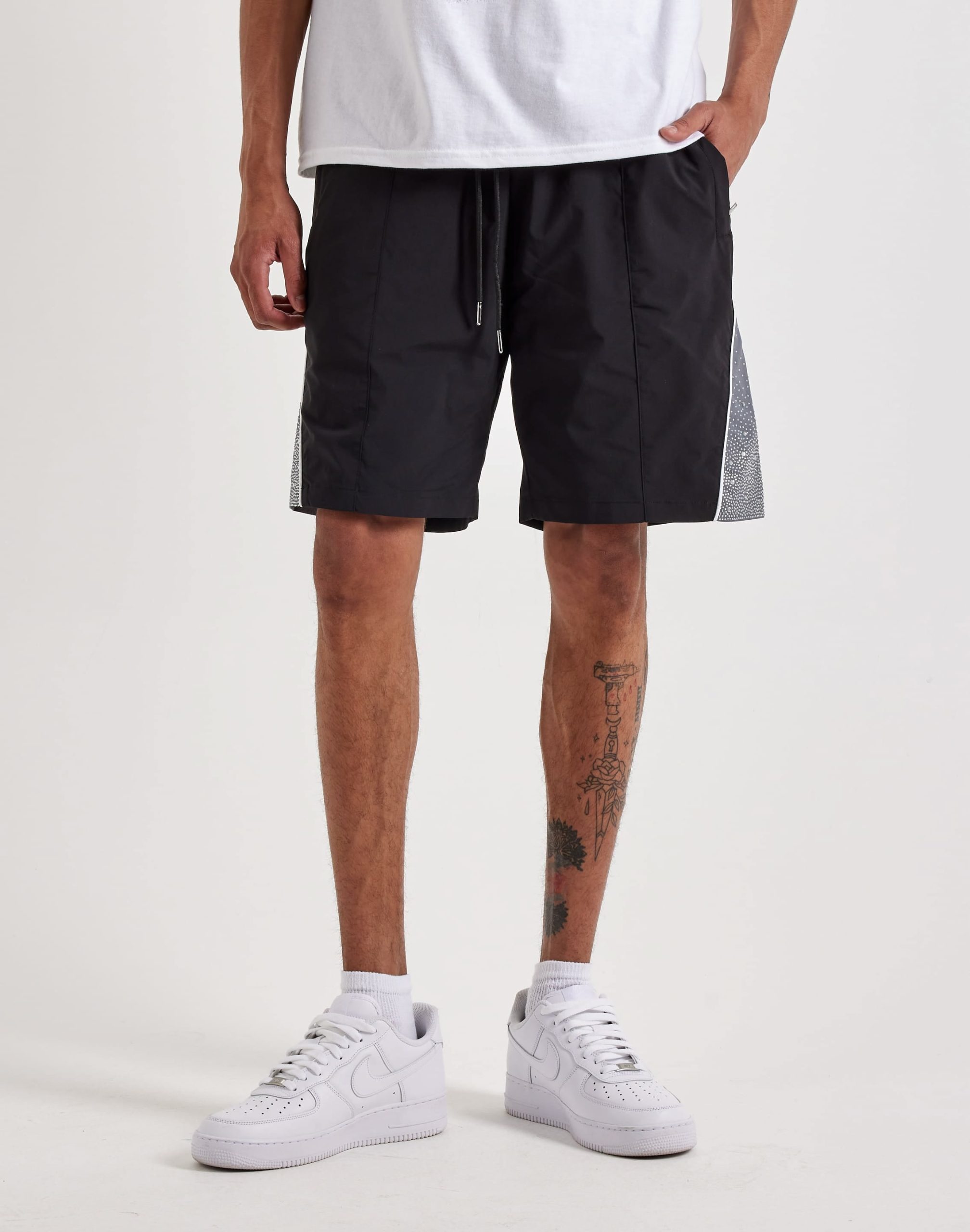 Kindred Rhinestone Nylon Shorts - Image 2