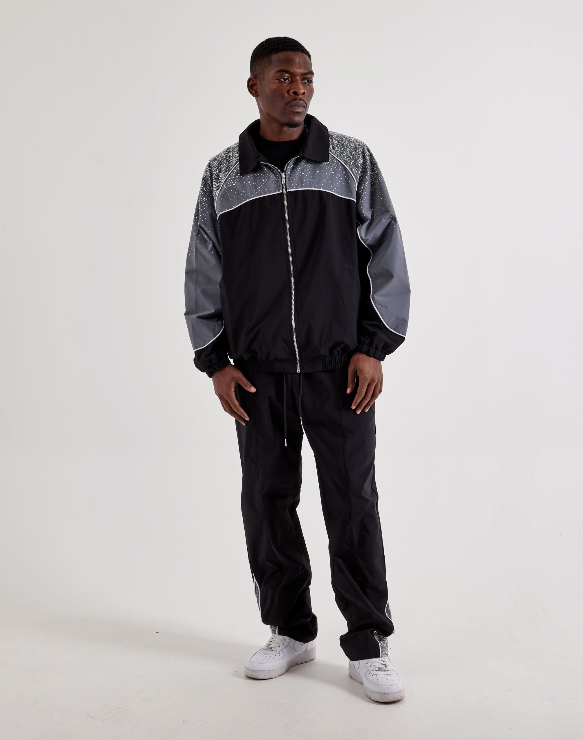 KINDRED CLOTHING Nylon Rhinestone Jacket - Image 4