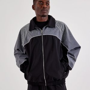 KINDRED CLOTHING  Nylon Rhinestone Jacket