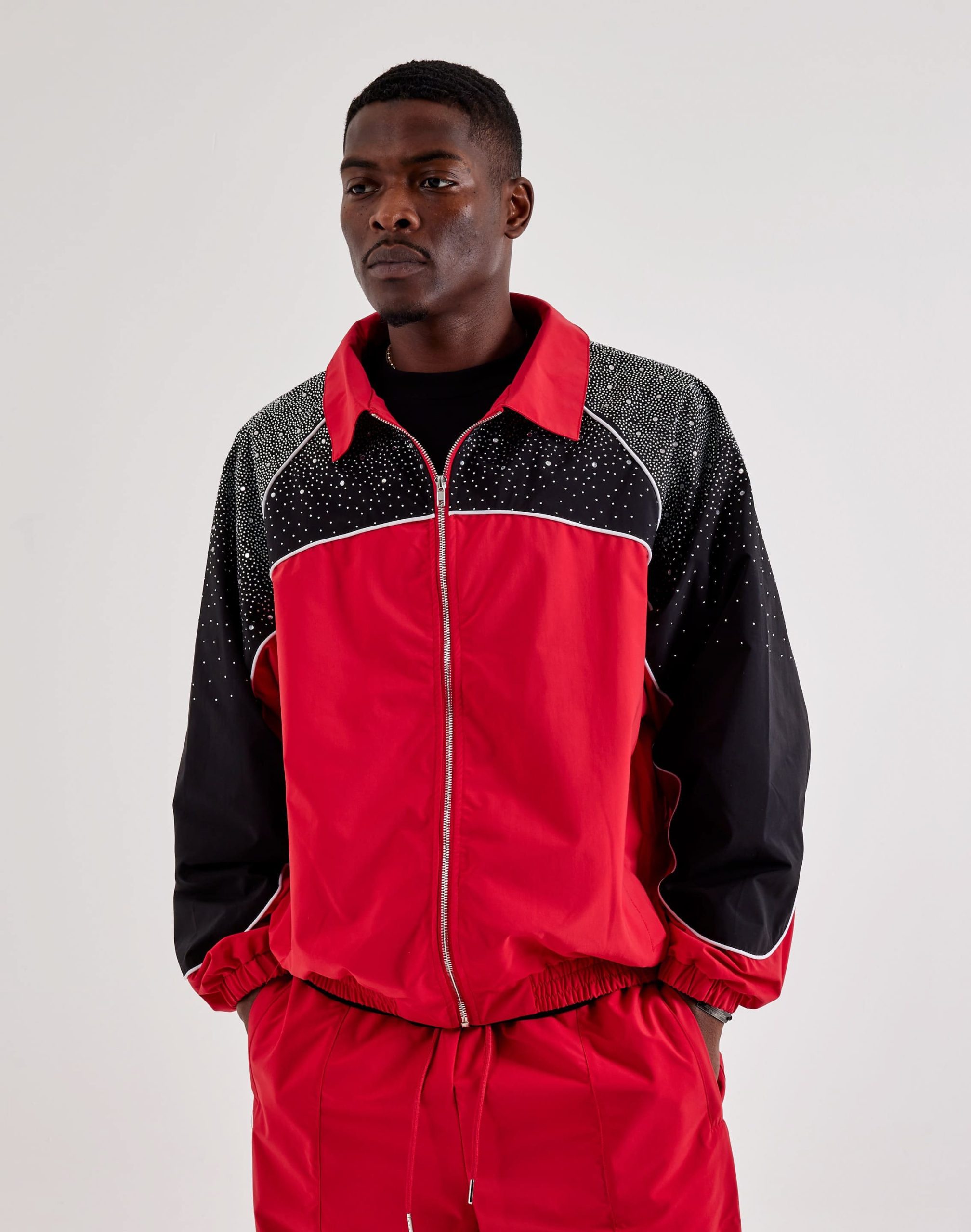 KINDRED CLOTHING Nylon Rhinestone Jacket