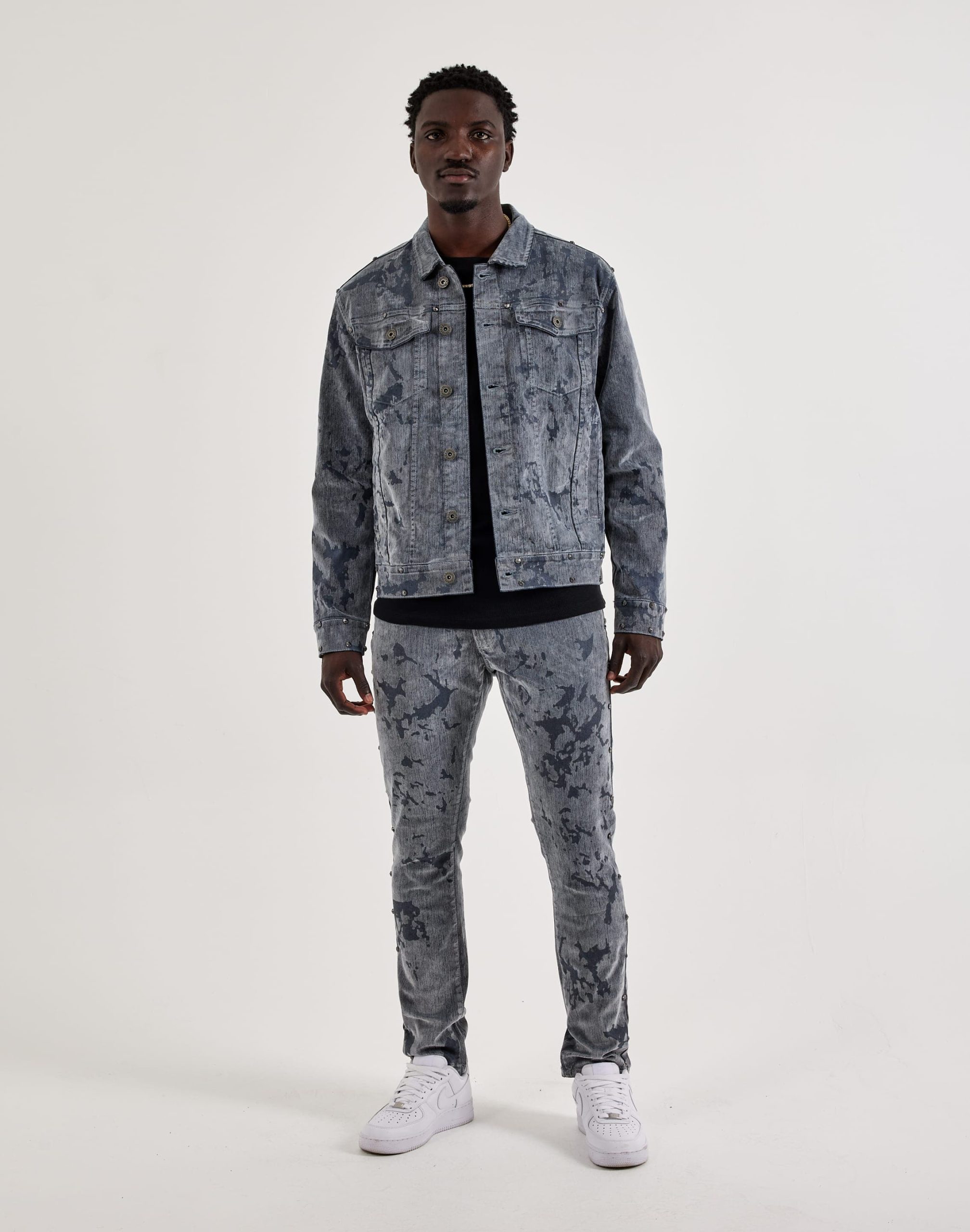 Kloud 9 Studded Denim Jacket - Image 4
