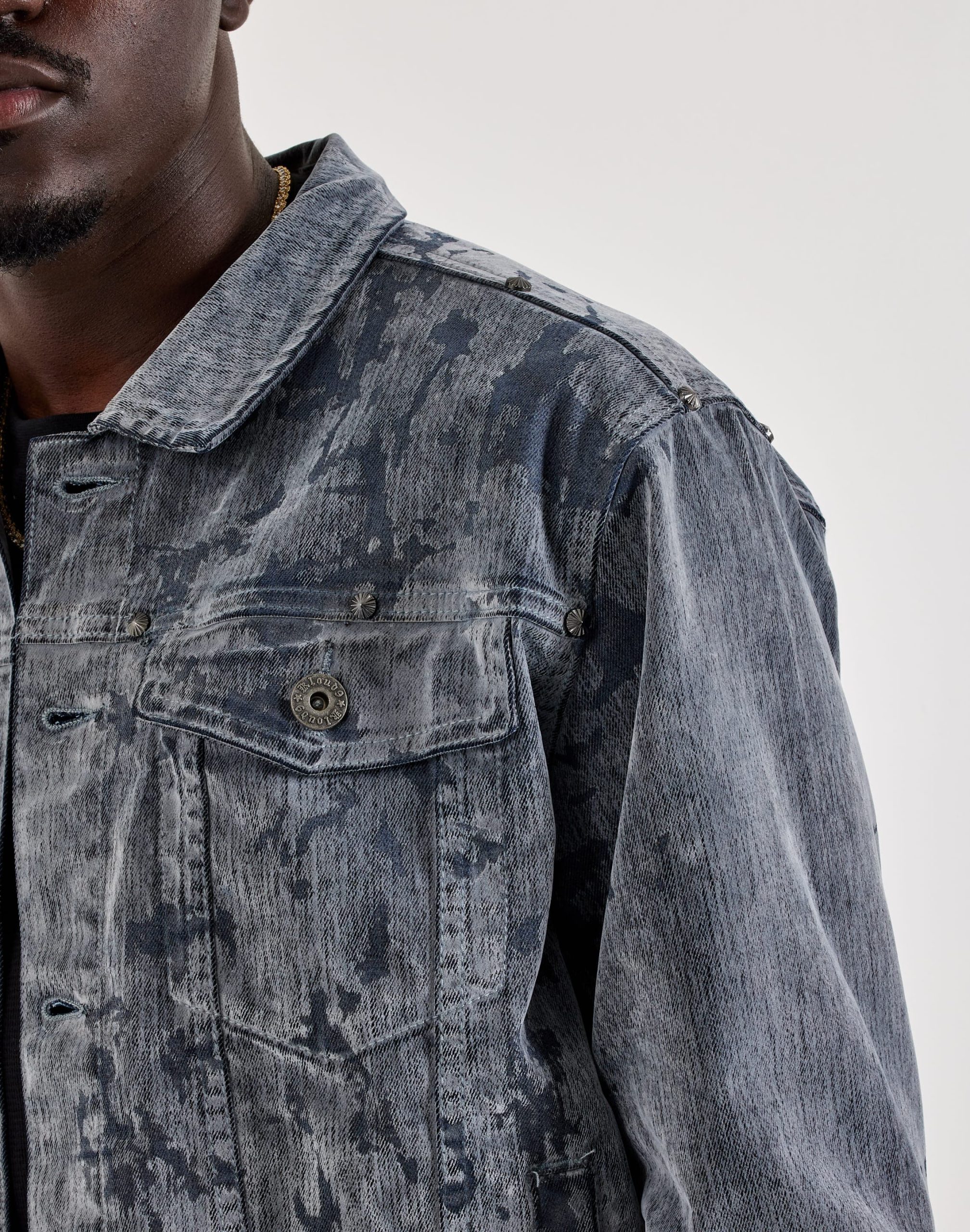 Kloud 9 Studded Denim Jacket - Image 2