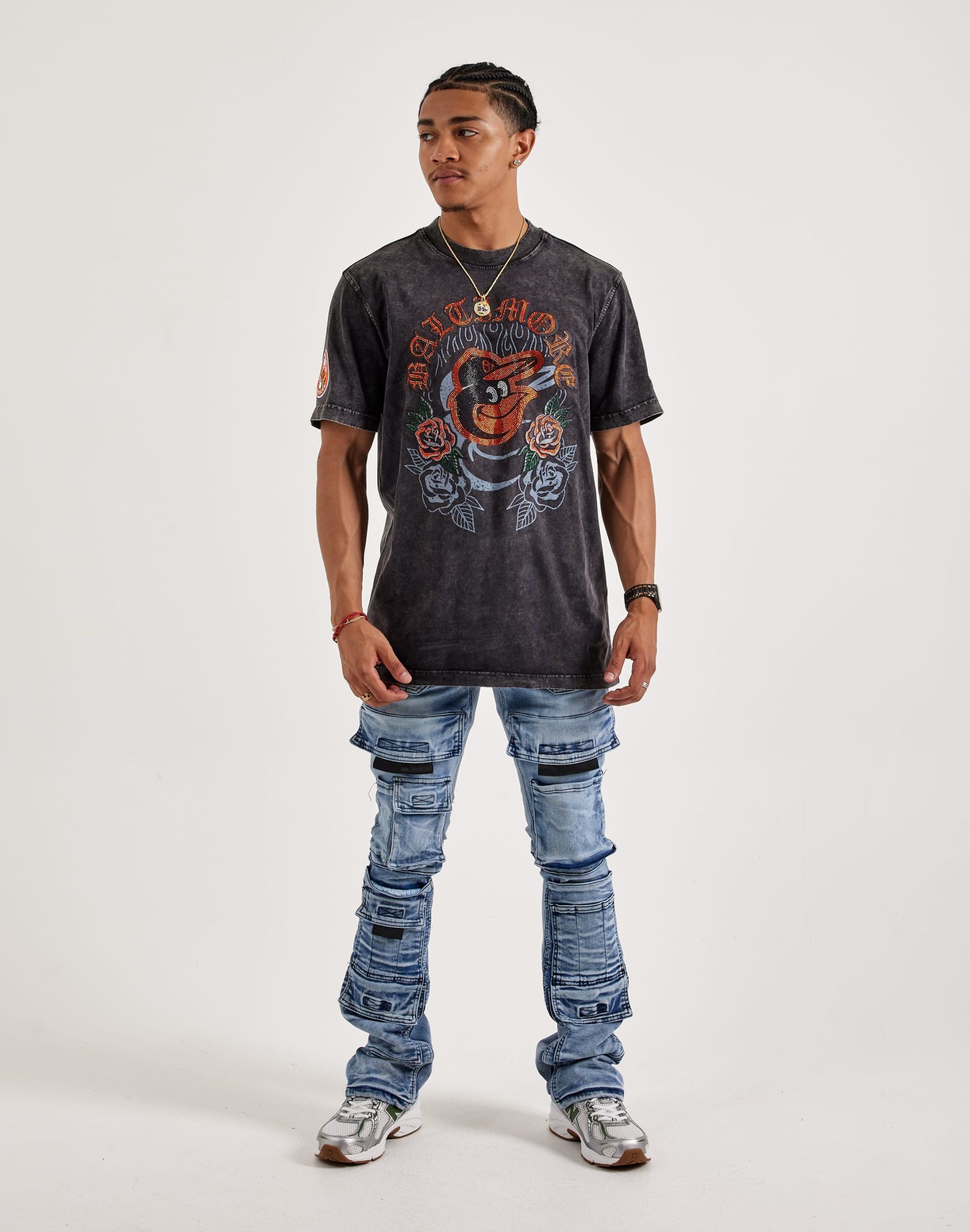 Kloud 9 Stacked Cargo Denim Jeans - Image 5