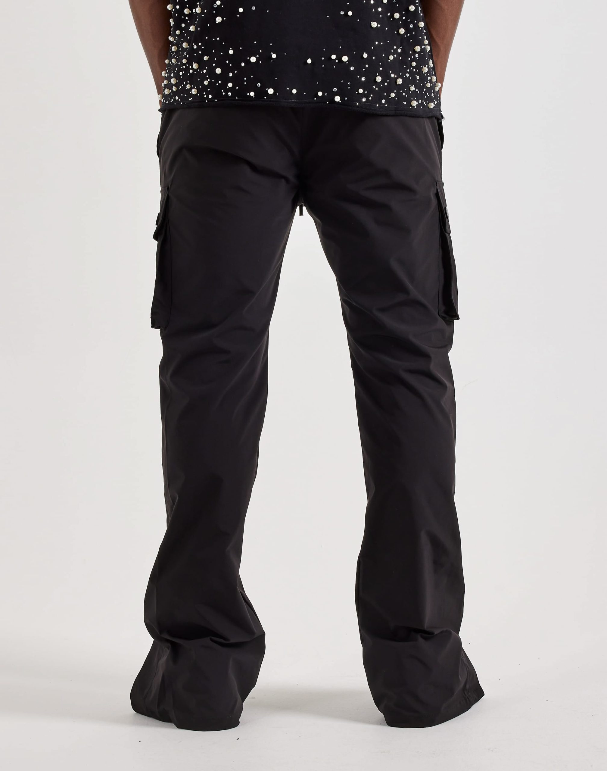 Kloud 9 Nylon Flare Cargo Pants - Image 4