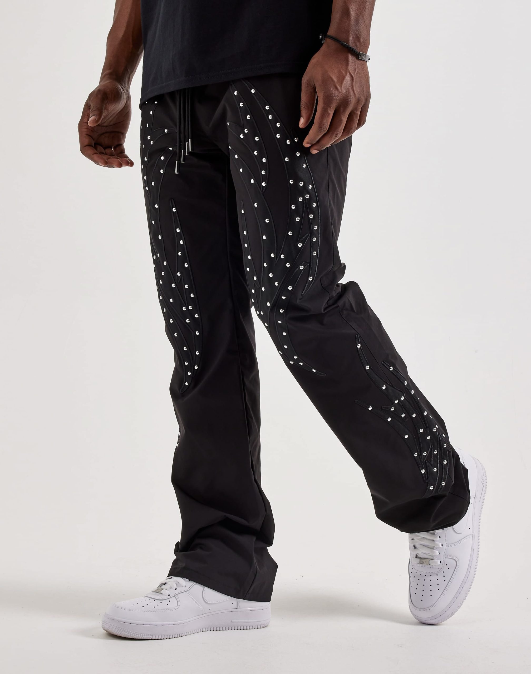 Kloud 9 Nylon Stacked Flare Stud Pants - Image 2