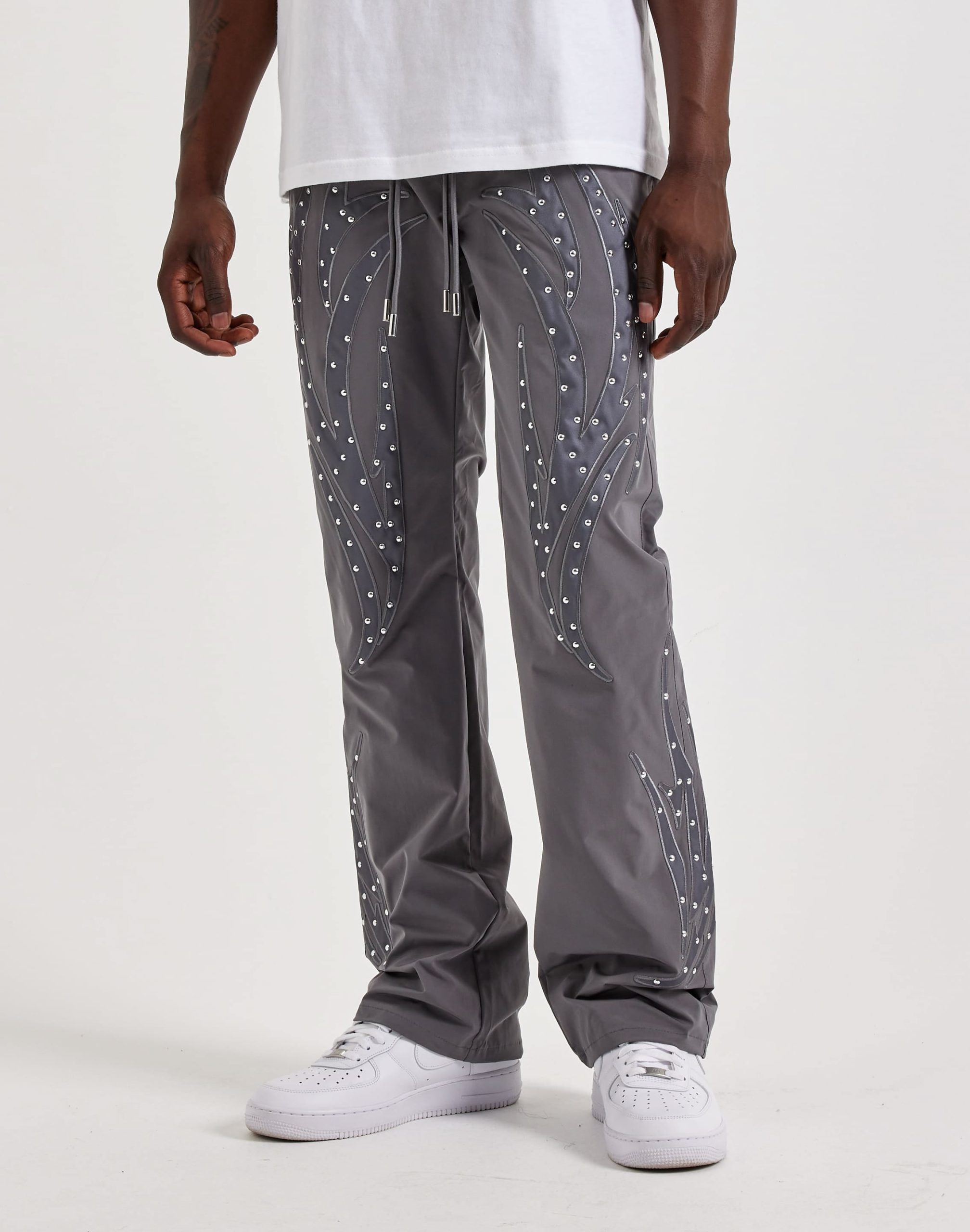 Kloud 9 Nylon Stacked Flare Stud Pants