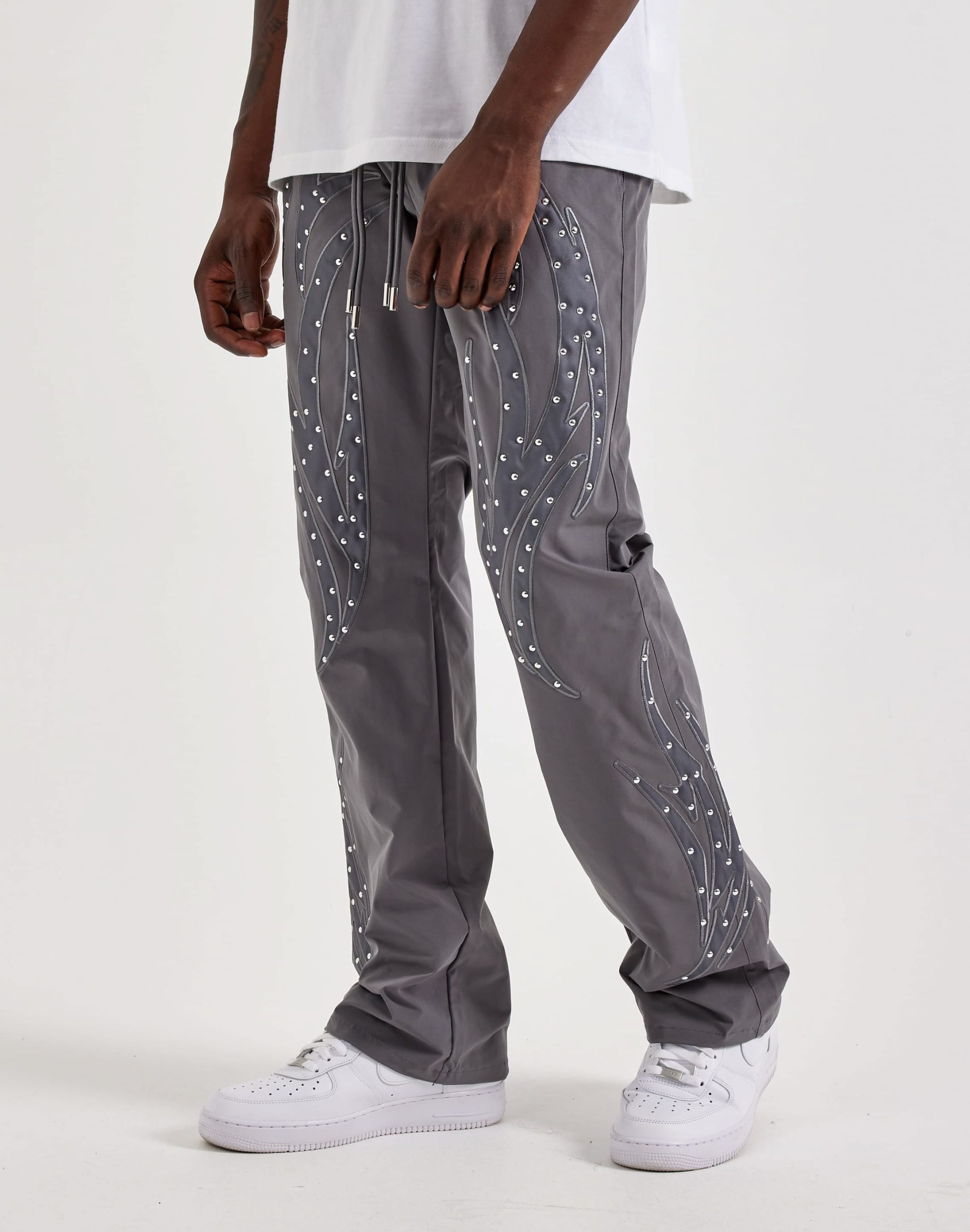 Kloud 9 Nylon Stacked Flare Stud Pants - Image 2