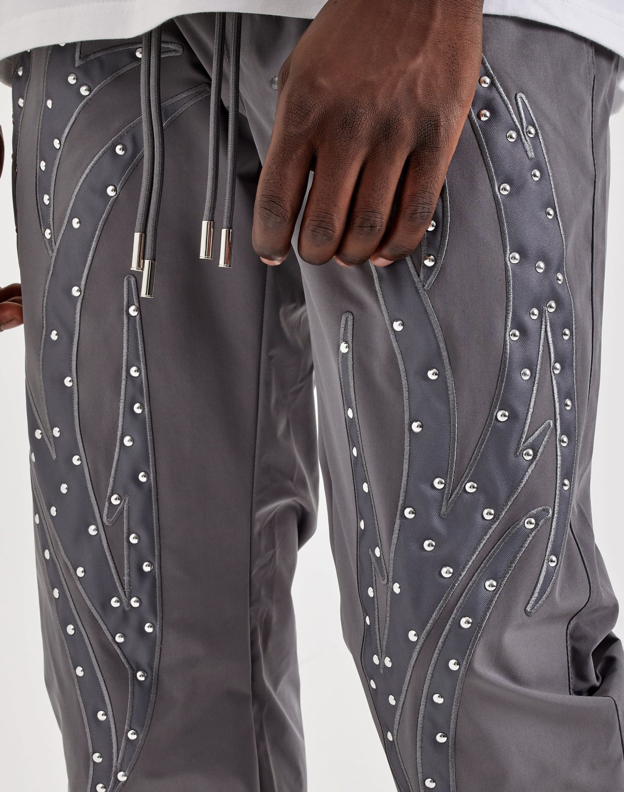 Kloud 9 Nylon Stacked Flare Stud Pants - Image 3