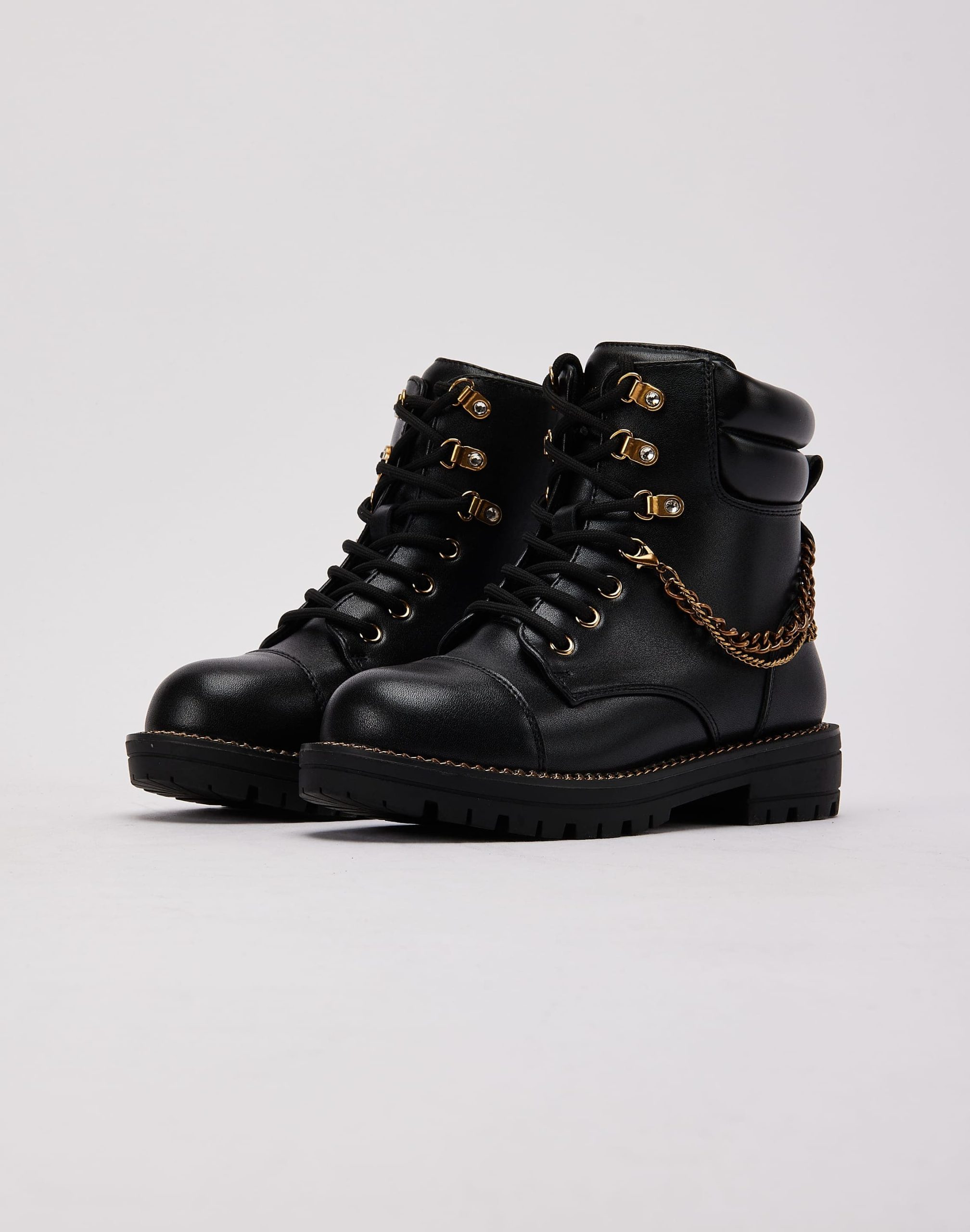 Kurt Geiger Chain Combat Boot Pre-School - Image 2