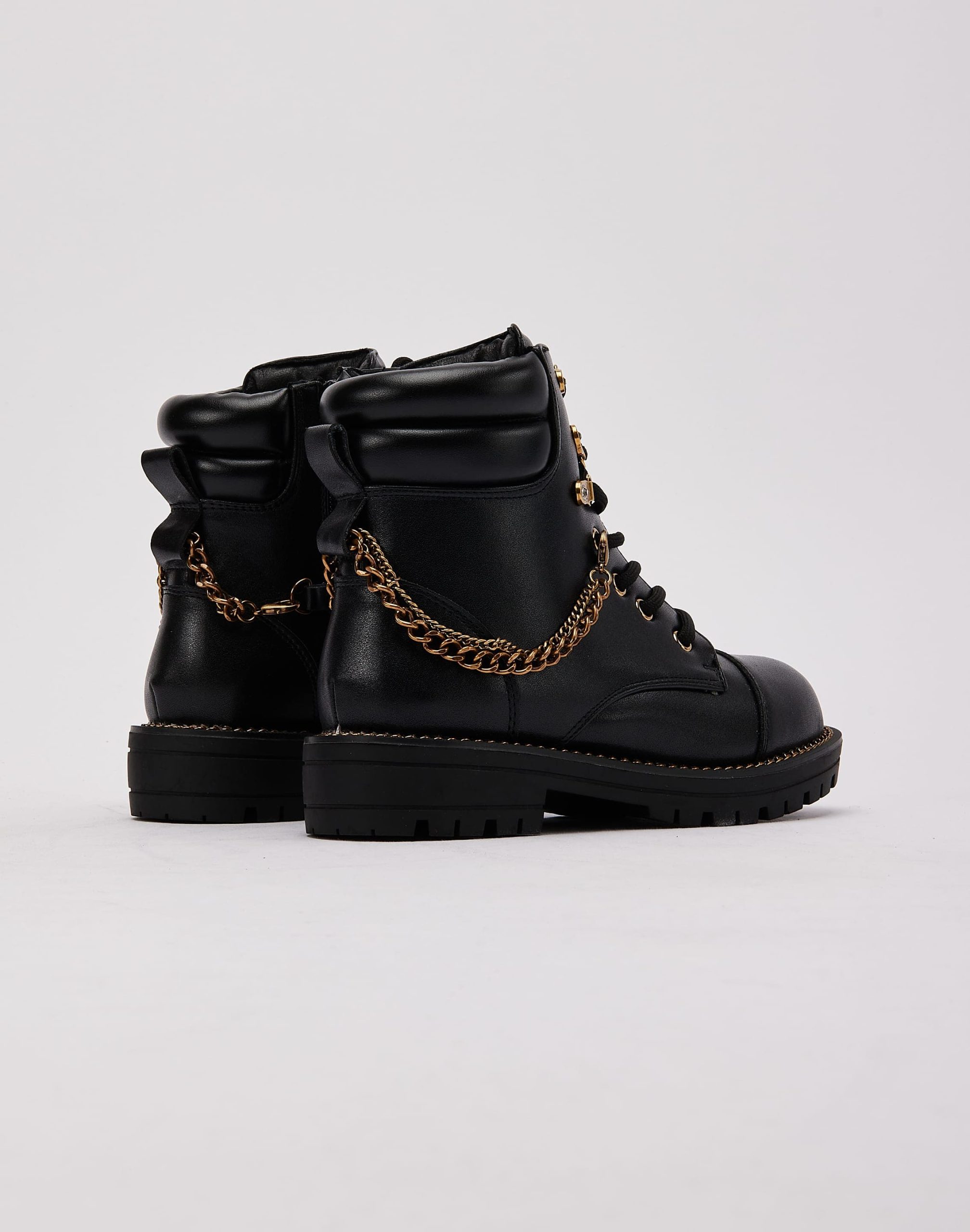 Kurt Geiger Chain Combat Boot Pre-School - Image 3