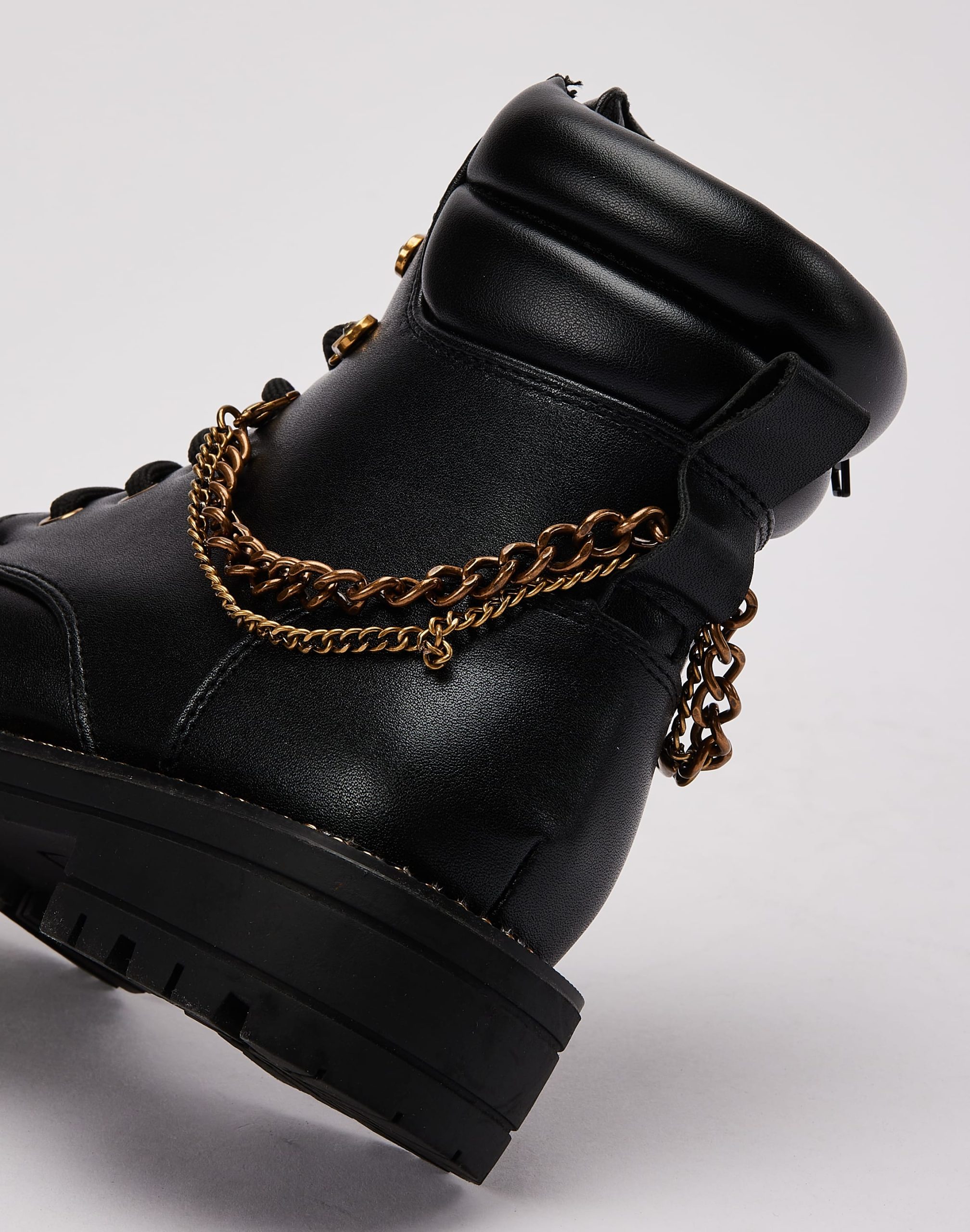 Kurt Geiger Chain Combat Boot Pre-School - Image 5