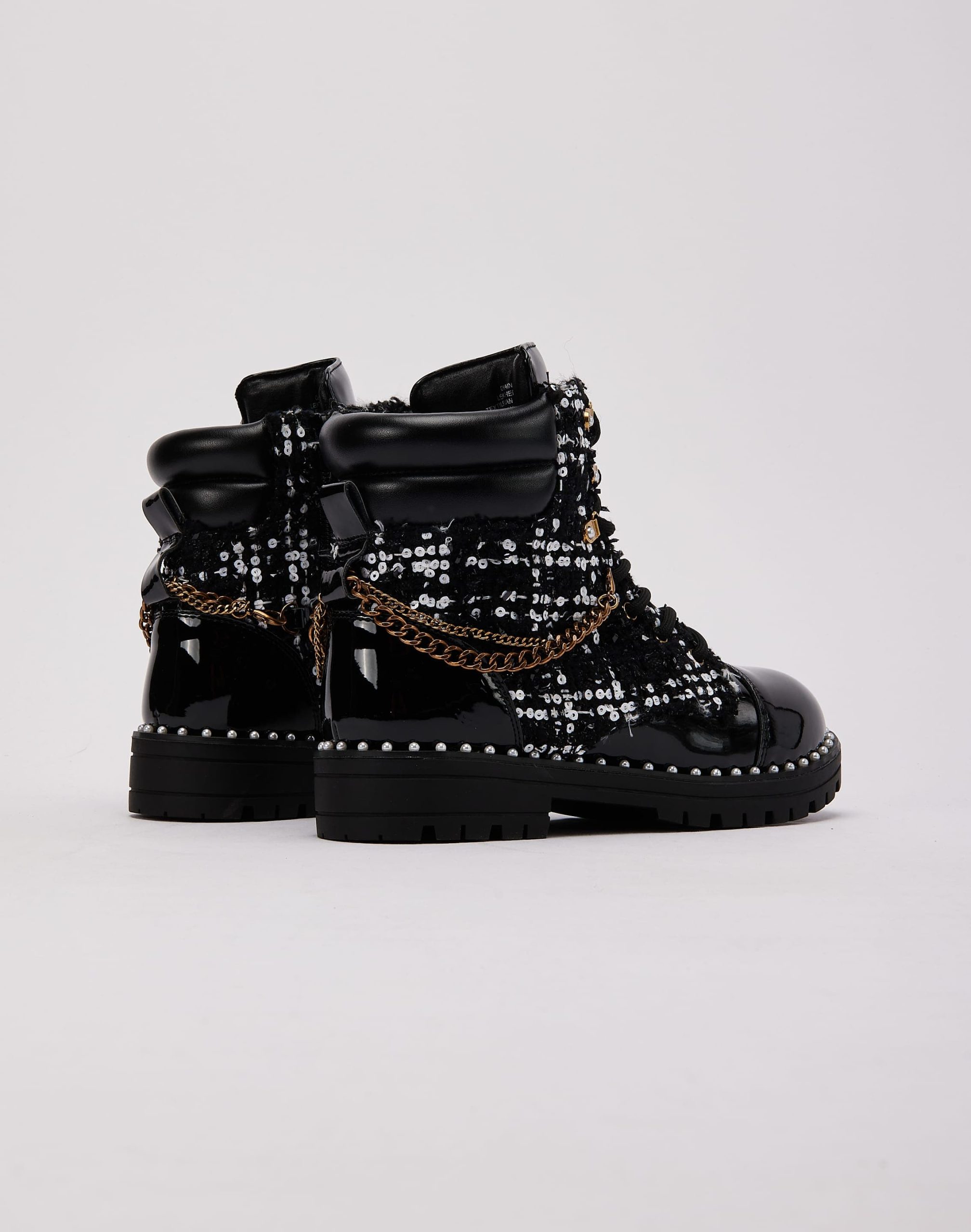 Kurt Geiger Chain Combat Boot Grade-School - Image 3