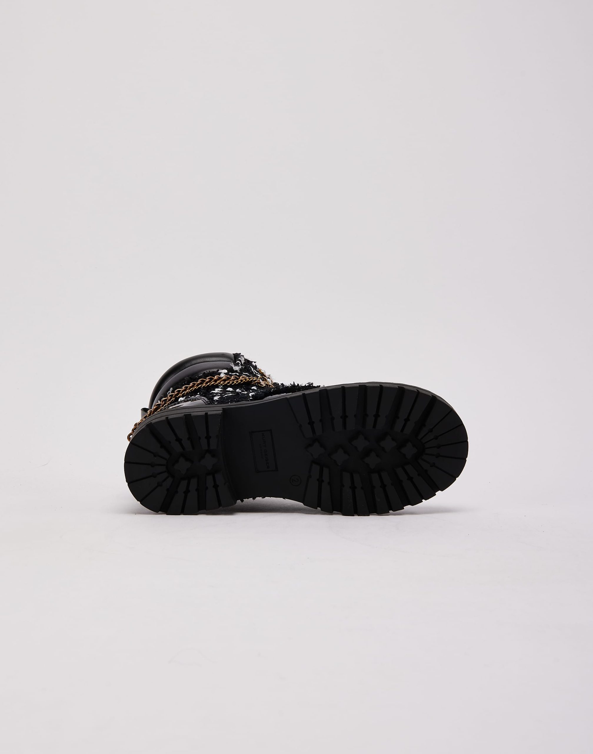 Kurt Geiger Chain Combat Boot Pre-School - Image 4