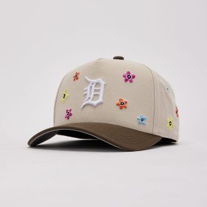 Mitchell & Ness MLB Detroit Tigers Flower Child Pro Pinch Snapback Hat