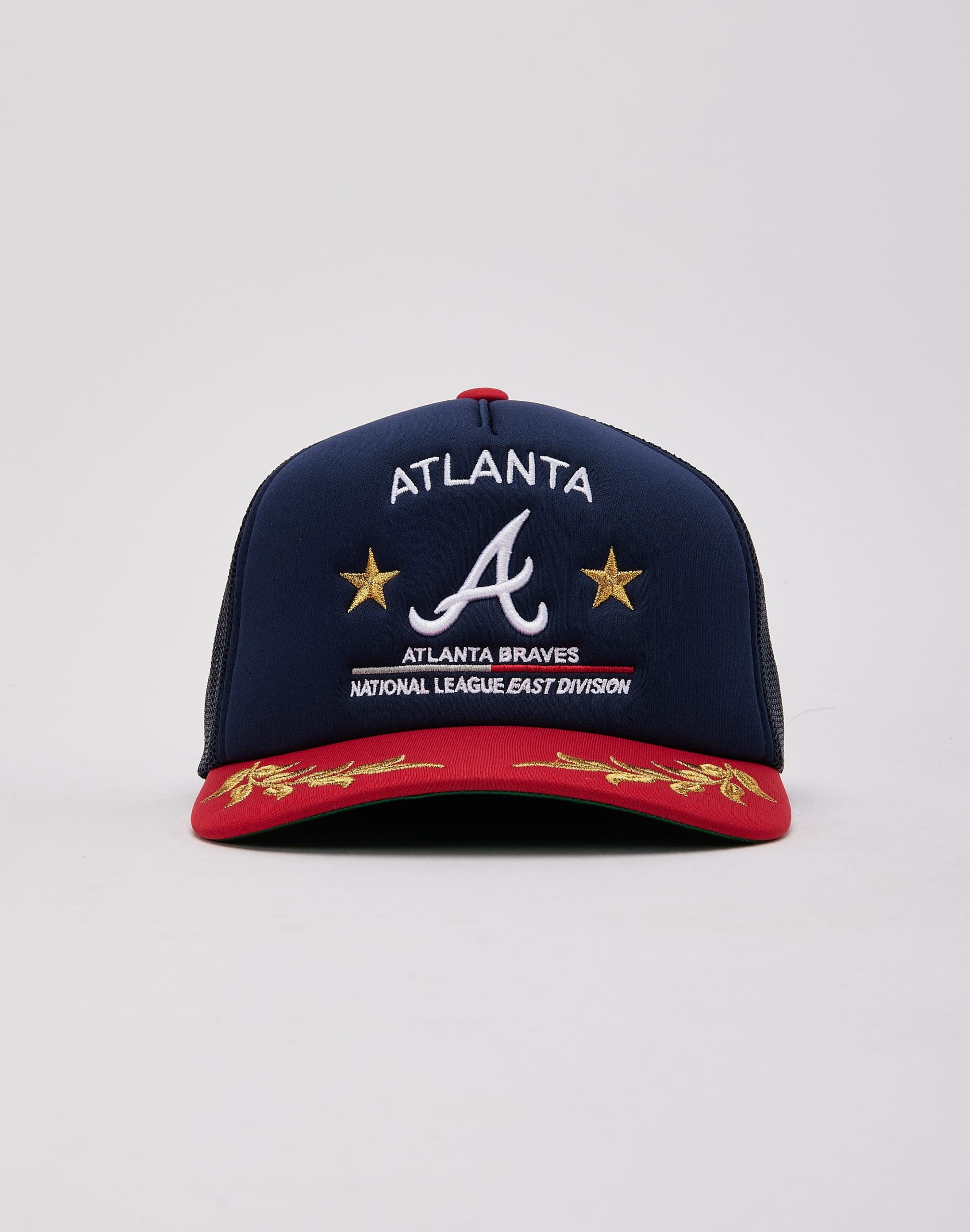 Mitchell & Ness MLB Atlanta Braves Foam Trucker Hat - Image 2