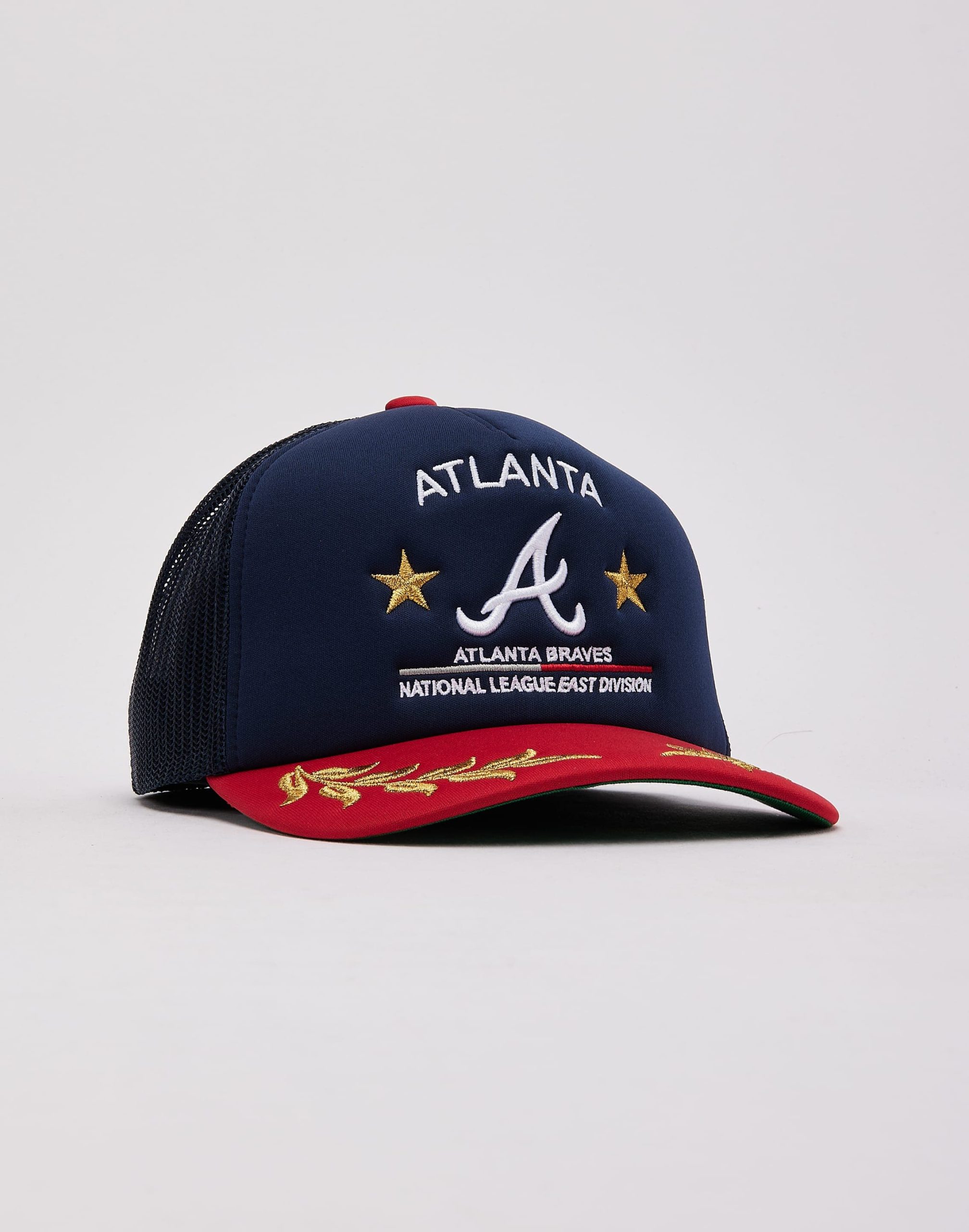 Mitchell & Ness MLB Atlanta Braves Foam Trucker Hat - Image 3