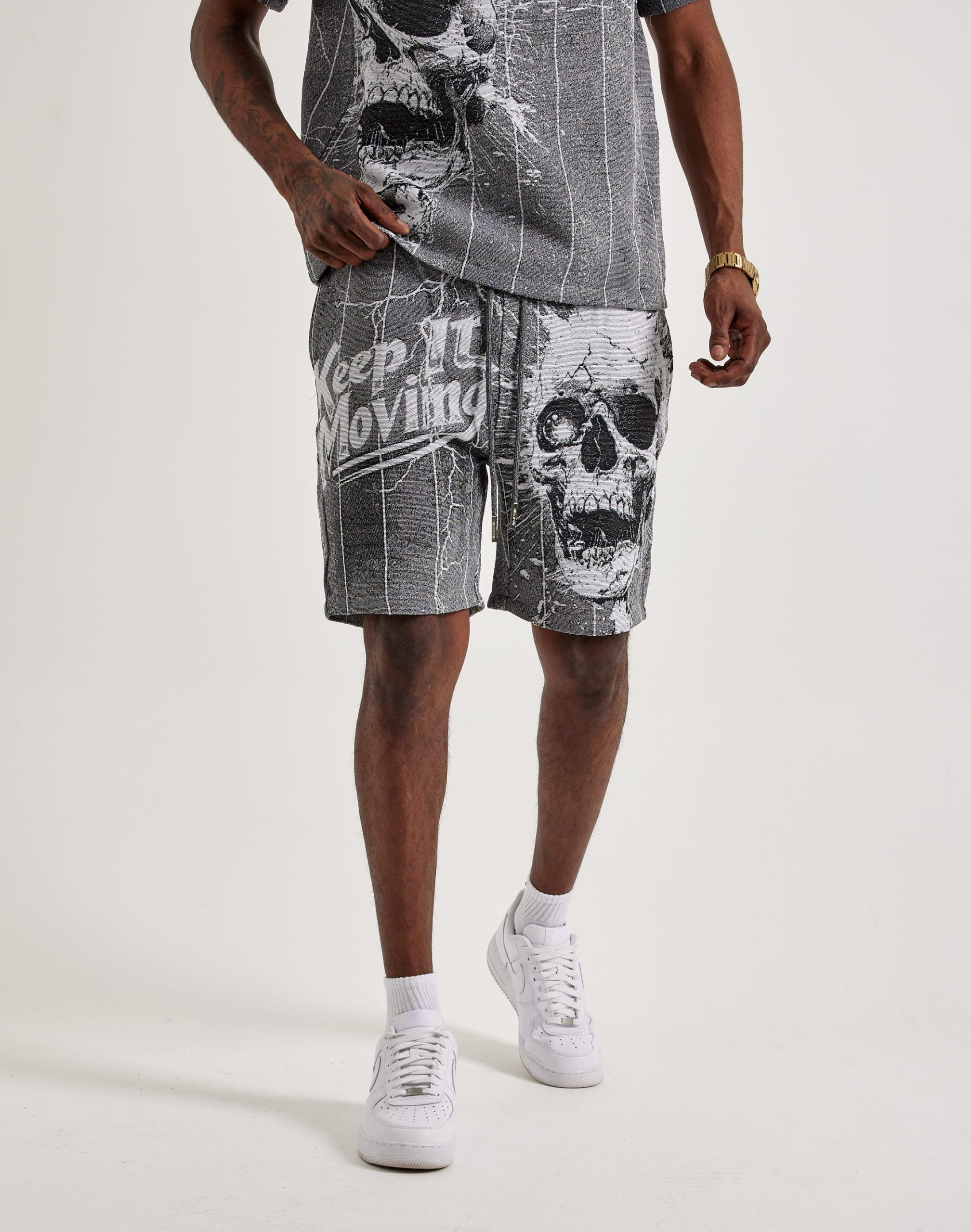 Majestik Keep It Moving Tapestry Shorts