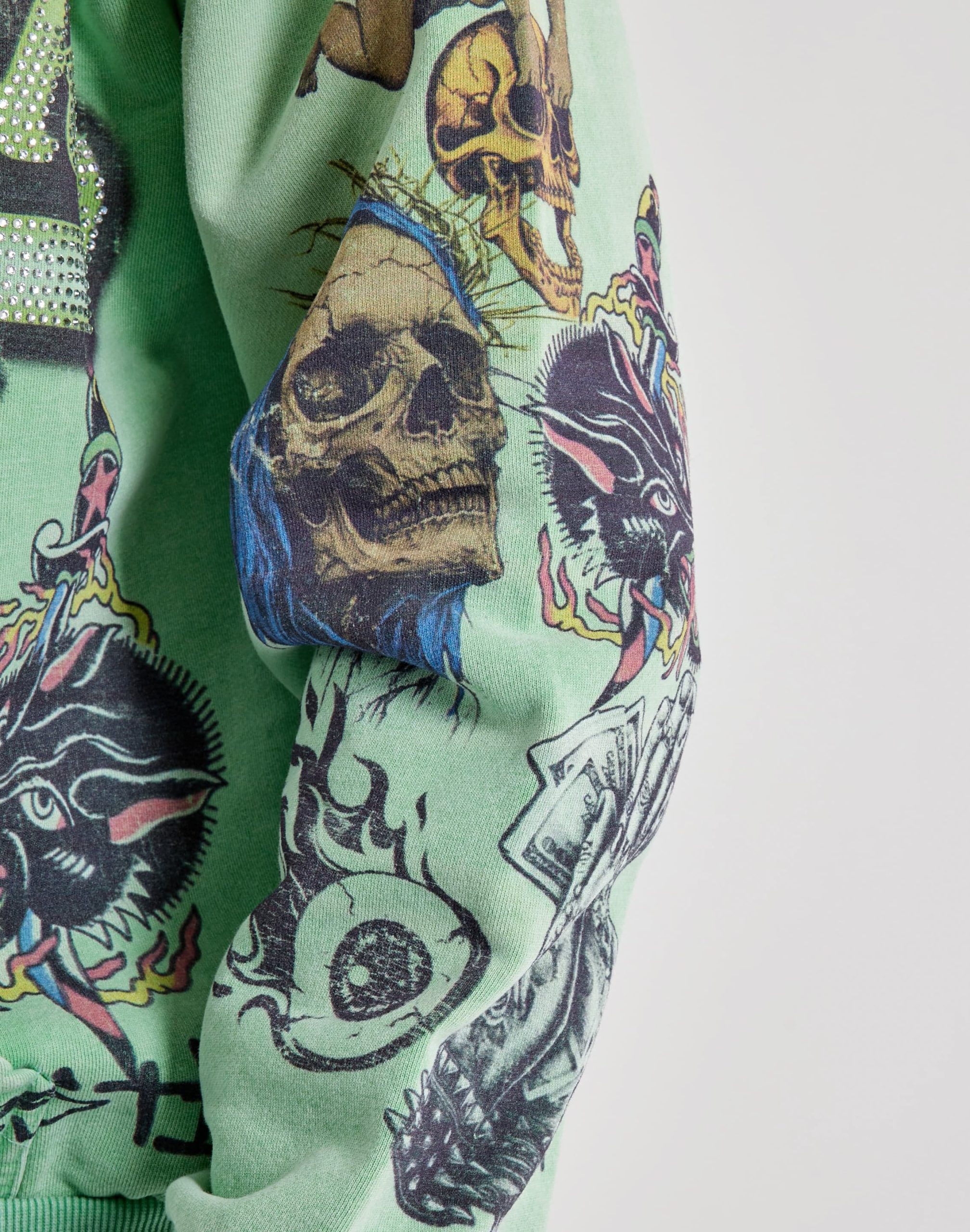 Majestik No Pain All-Over Graphic Hoodie - Image 4