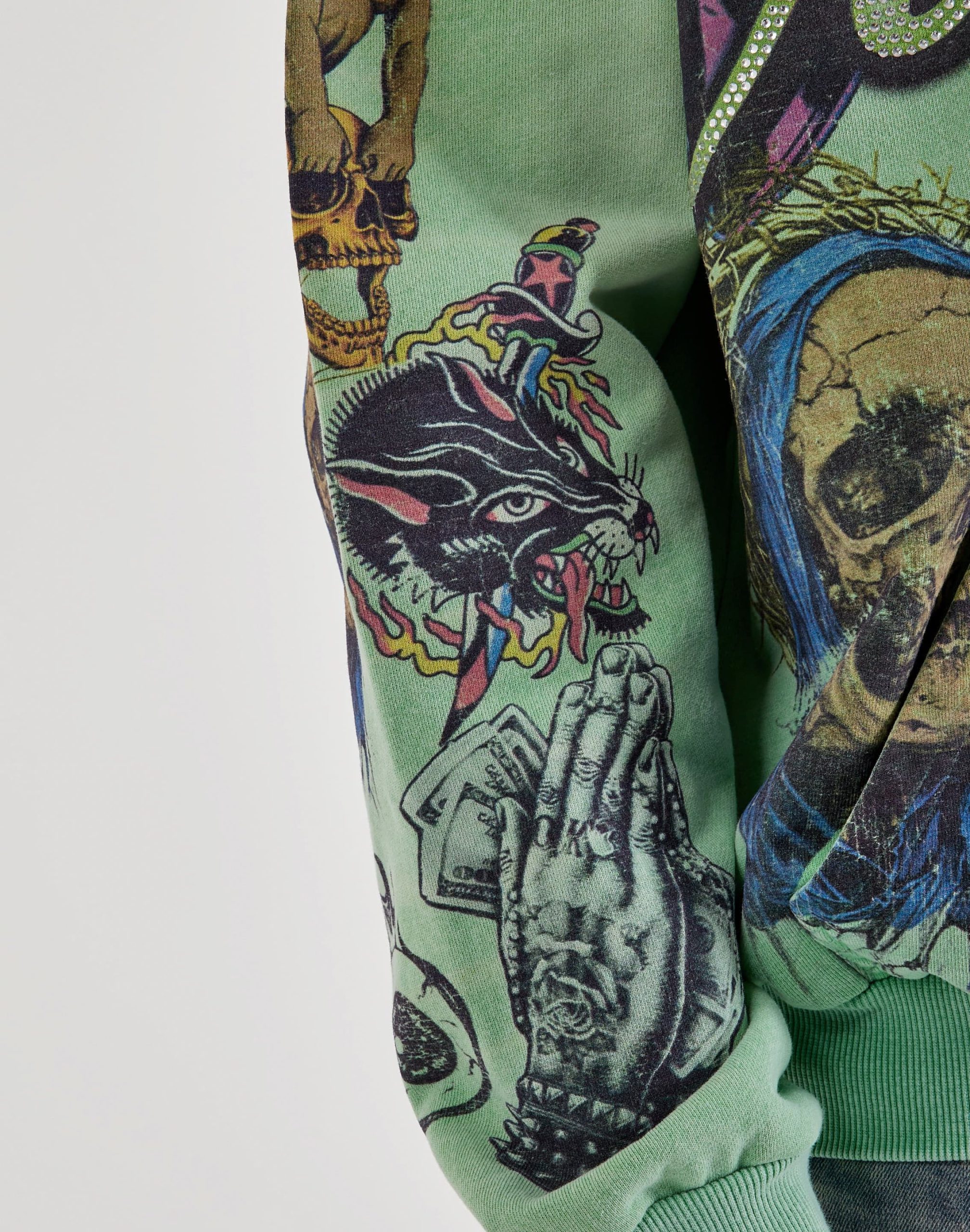 Majestik No Pain All-Over Graphic Hoodie - Image 5