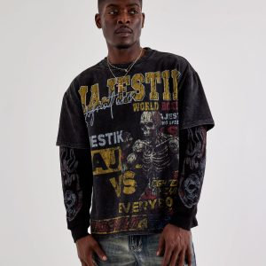 Majestik Boxing Long-Sleeve Tee