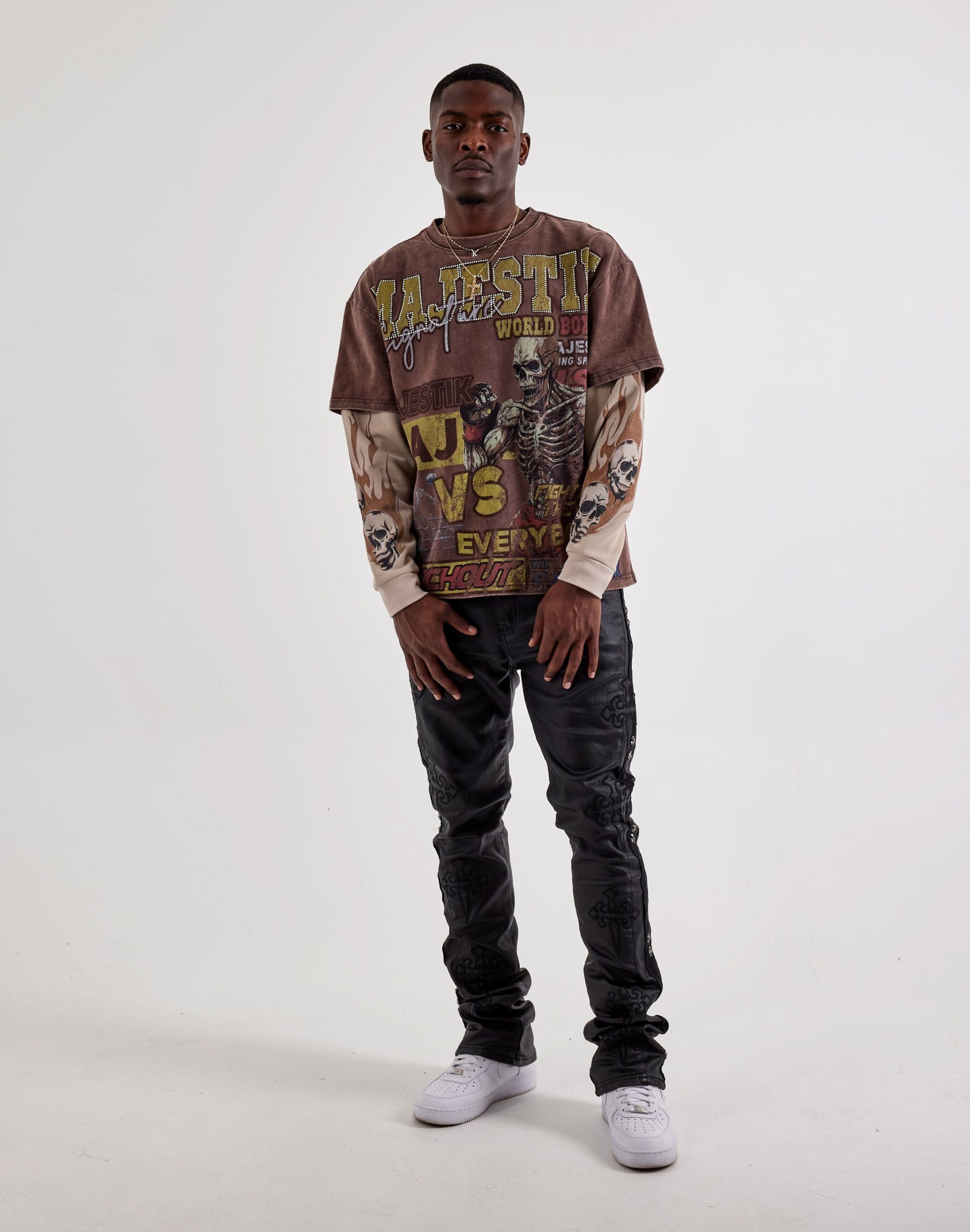 Majestik Boxing Long-Sleeve Tee - Image 5