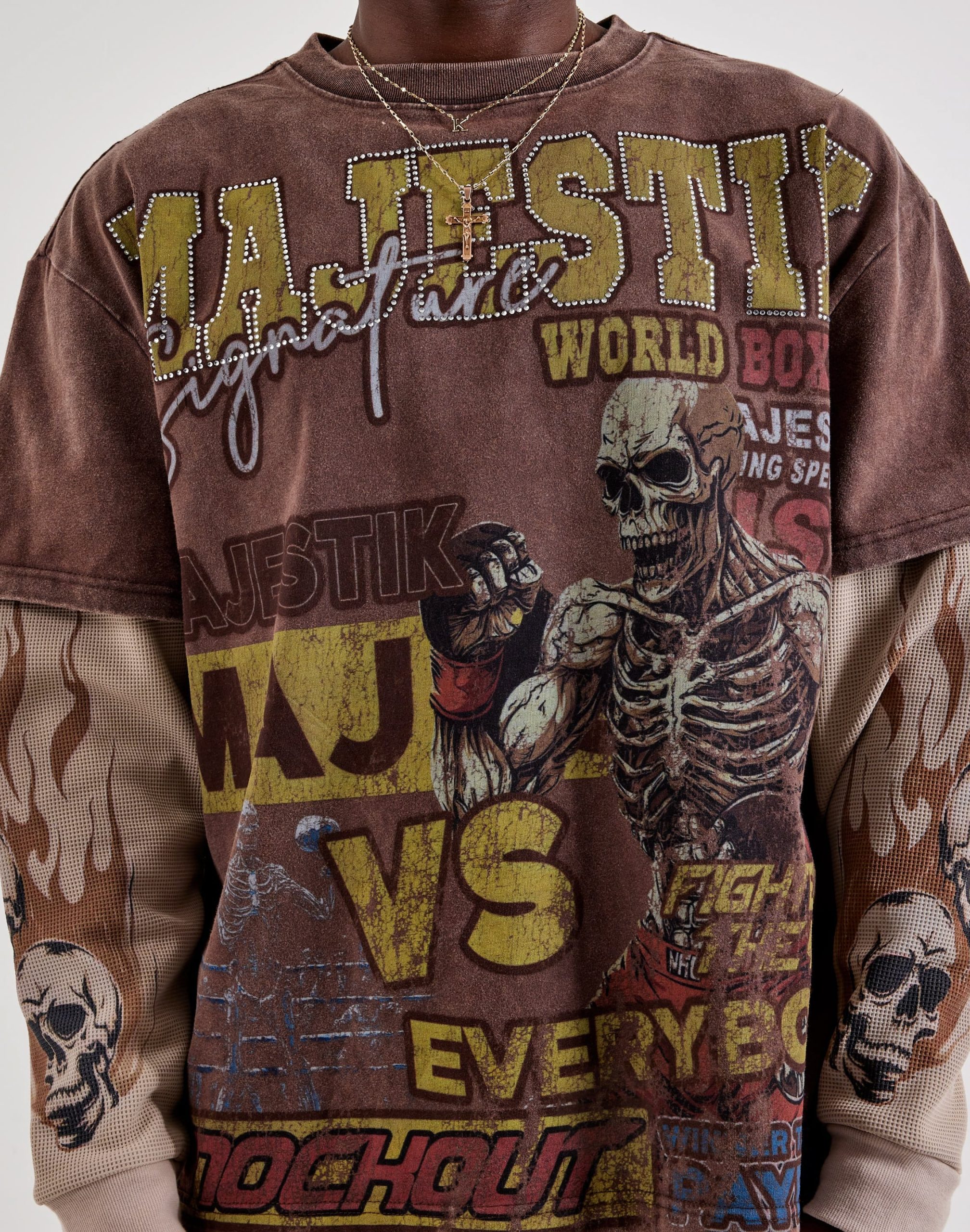 Majestik Boxing Long-Sleeve Tee - Image 2