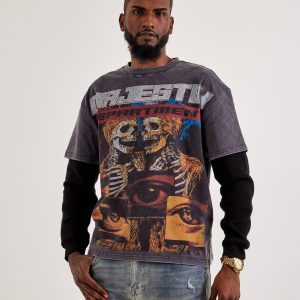 NEXT STAGE FASHION INC Skeleton Eye Graphic Tee