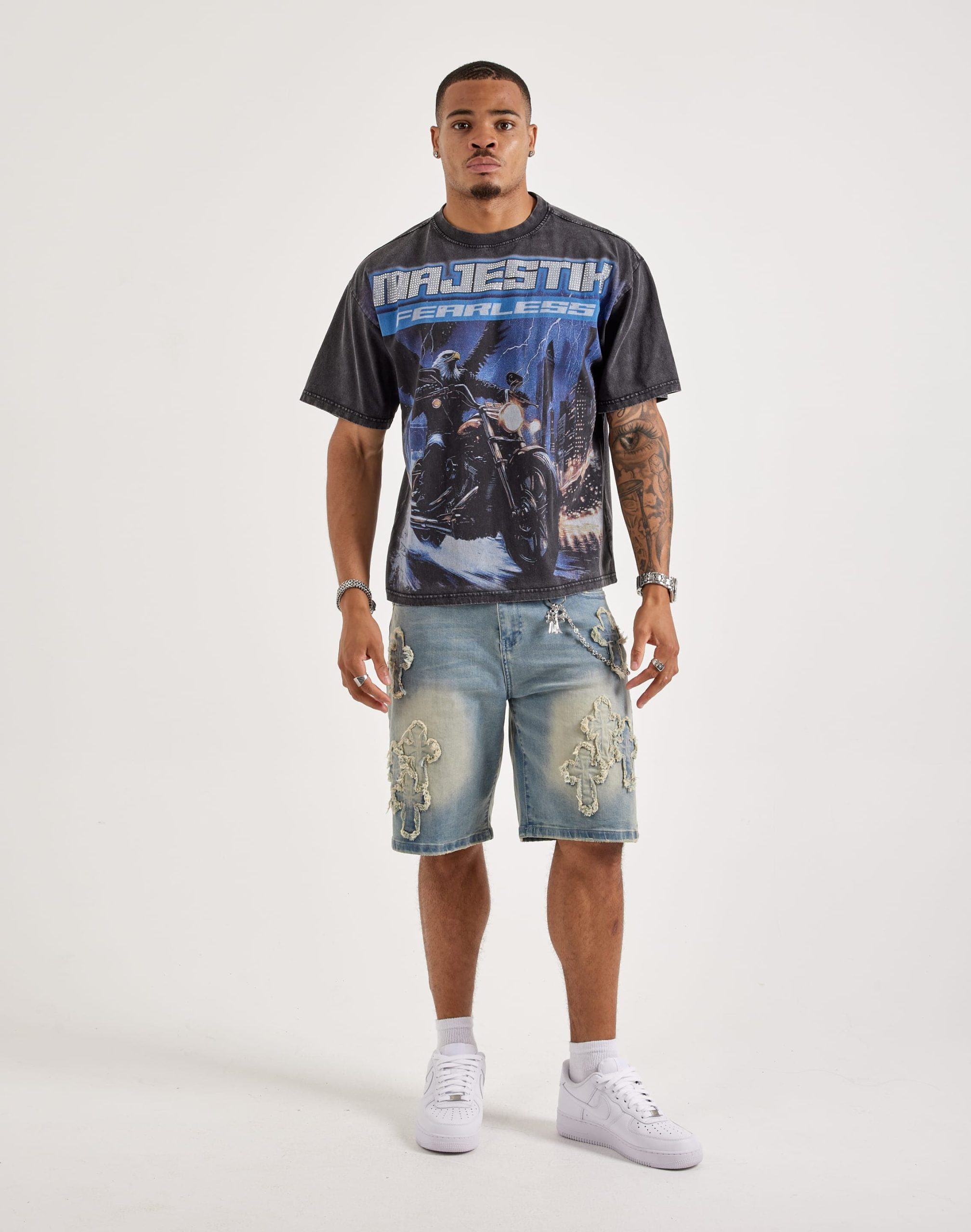 Majestik Fearless Motorcycle Tee - Image 4