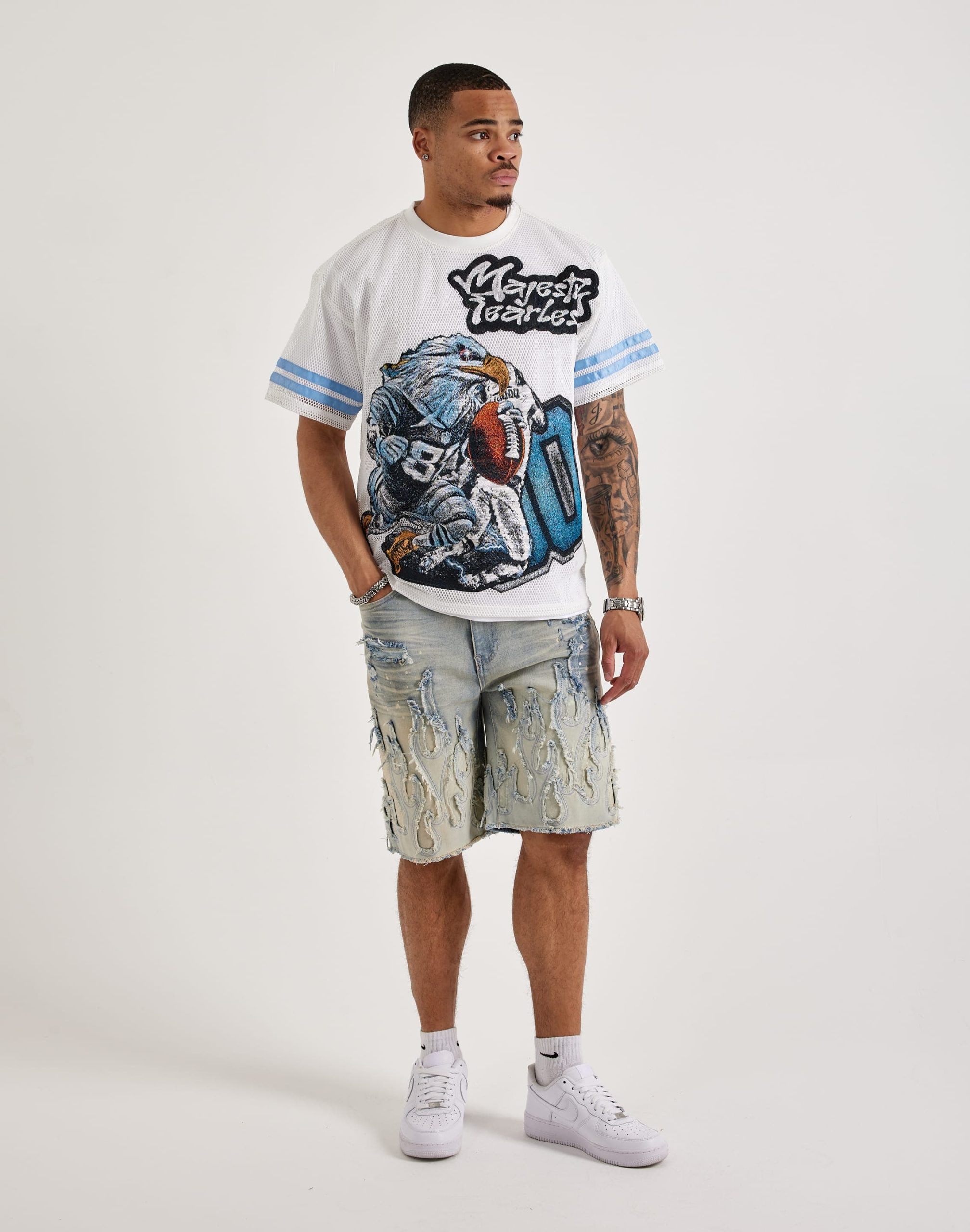 Majestik Eagle Mesh Tee - Image 4
