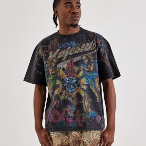 Majestik Garment Dyed Prayers Tee