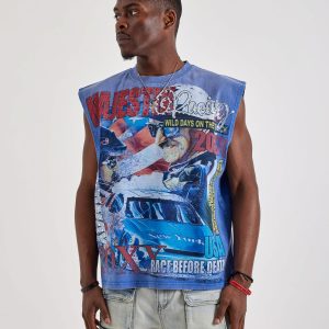 Majestik Speedway Dream Sleeveless Tee
