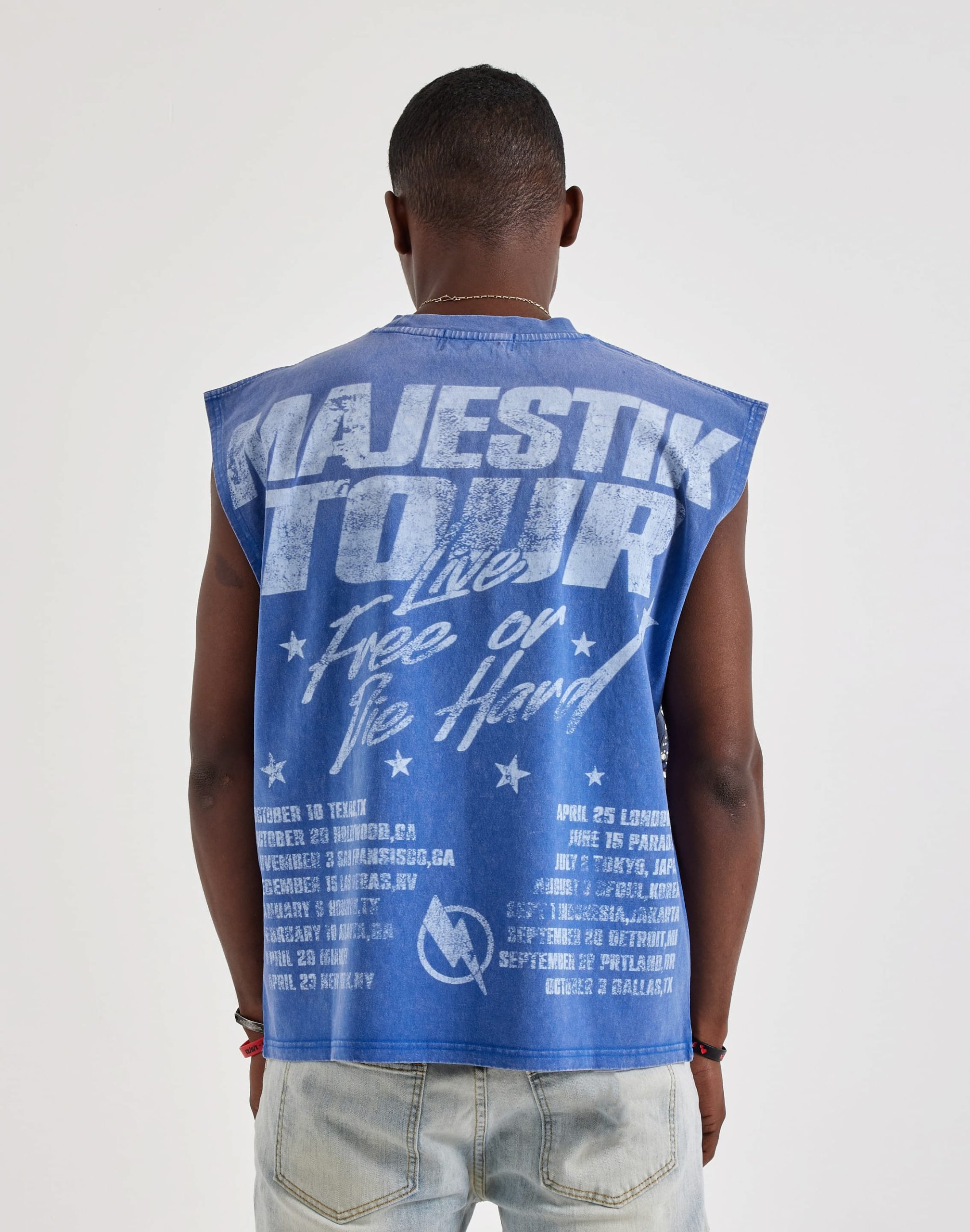 Majestik Speedway Dream Sleeveless Tee - Image 2
