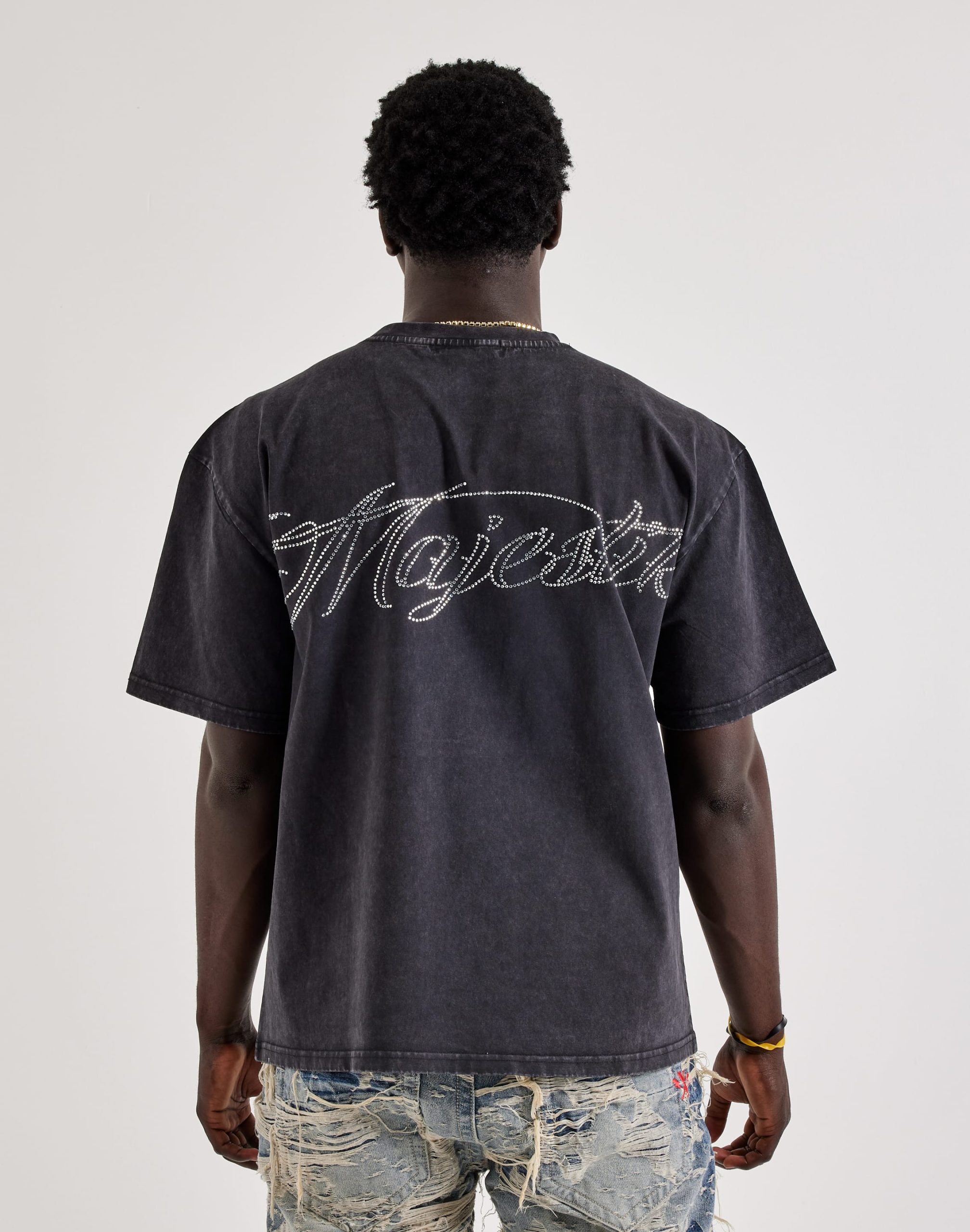 Majestik Riding Here Rhinestone Tee - Image 2