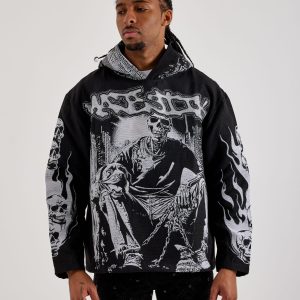 Majestik Skull Tapestry Hoodie