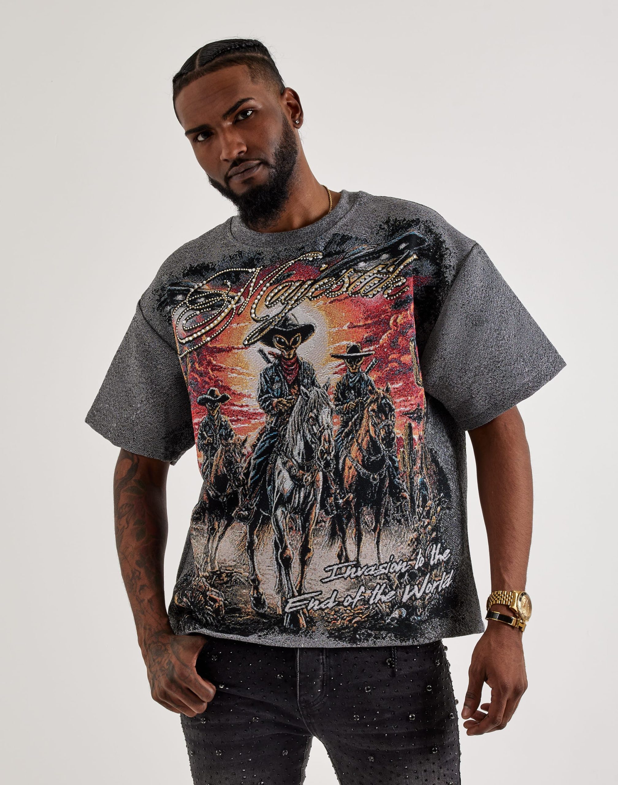 Majestik End Of The Road Tapestry Tee