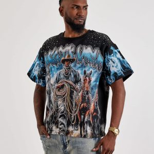 Majestik Never Run Out Tapestry Tee