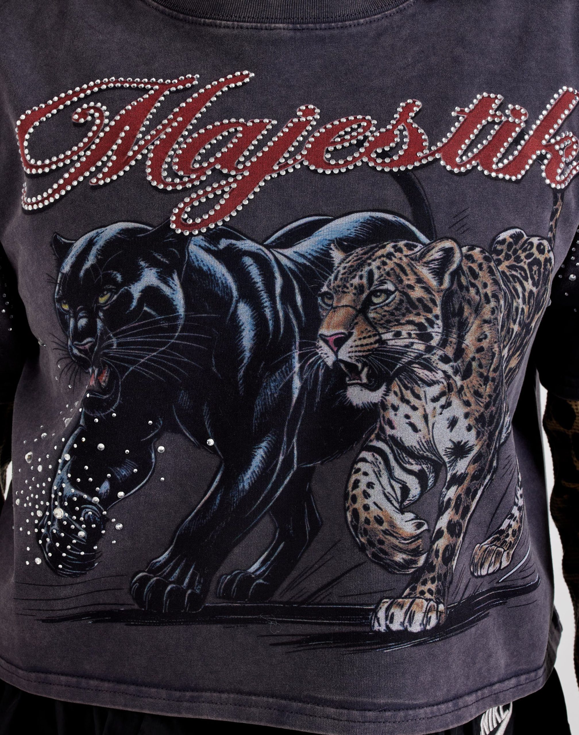 Majestik Leopard Twofer Long-Sleeve Tee - Image 3