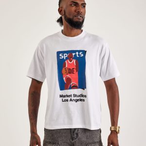 Market Illustrated Basketball Tee
