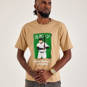 Market Illustrated Baseball Tee