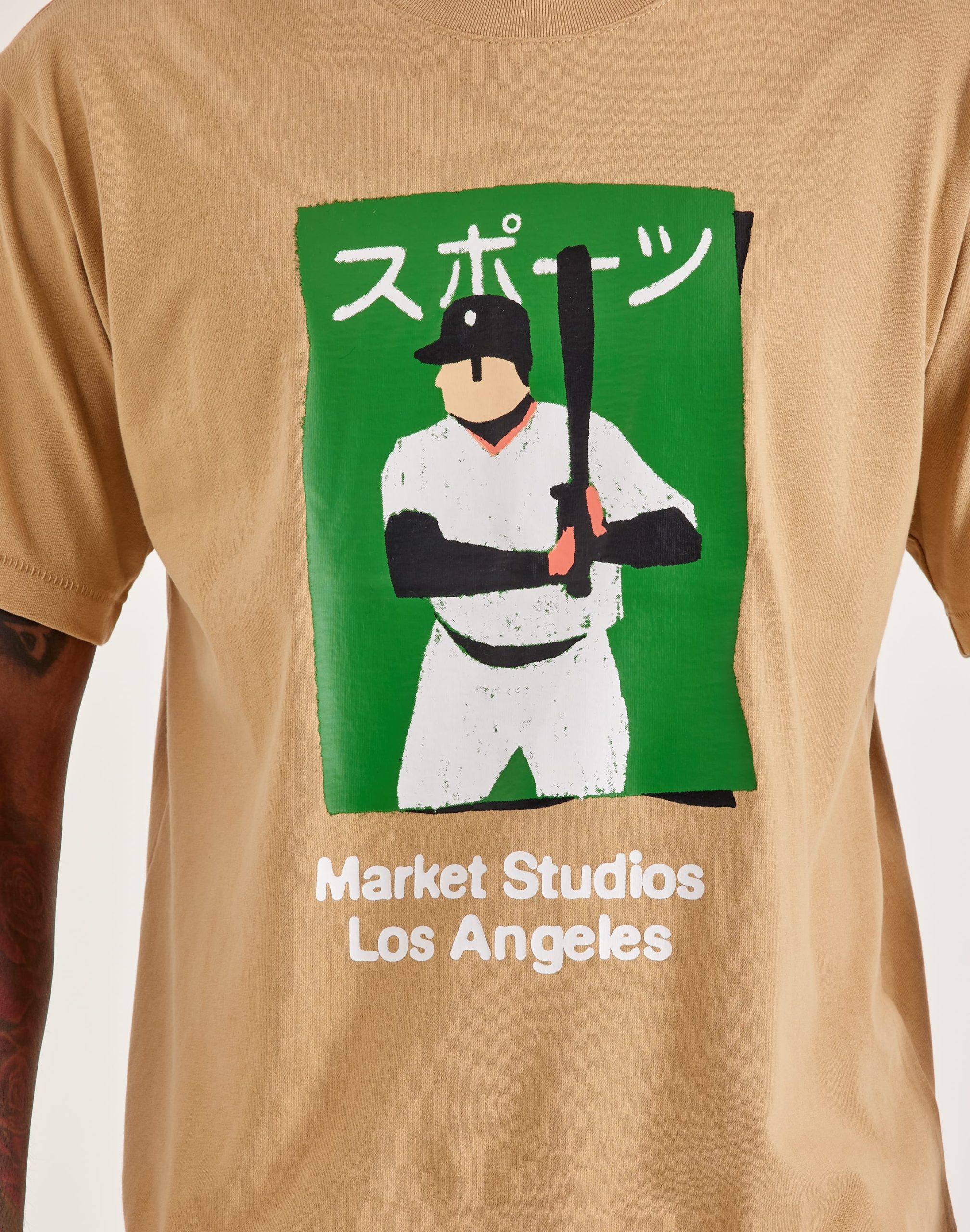Market Illustrated Baseball Tee - Image 2