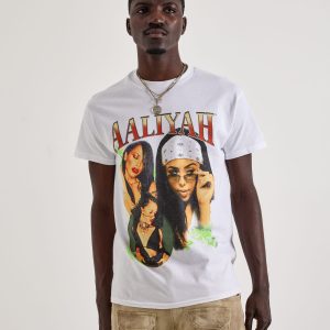 Merch Traffic Aaliyah Collage Tee