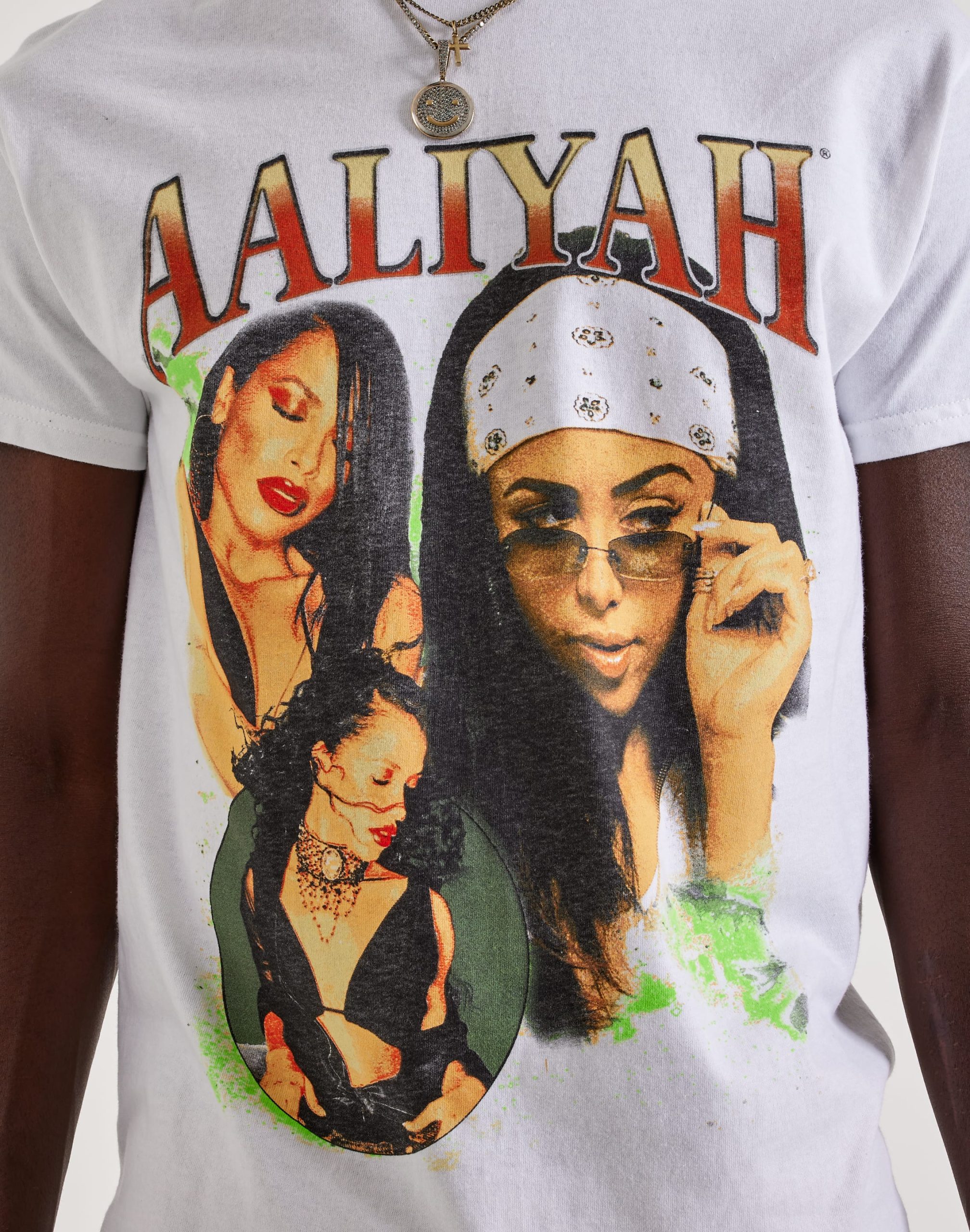 Merch Traffic Aaliyah Collage Tee - Image 2