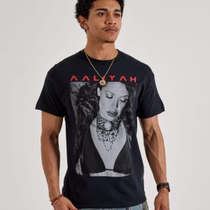 Merch Traffic Aaliyah Songlist Tee