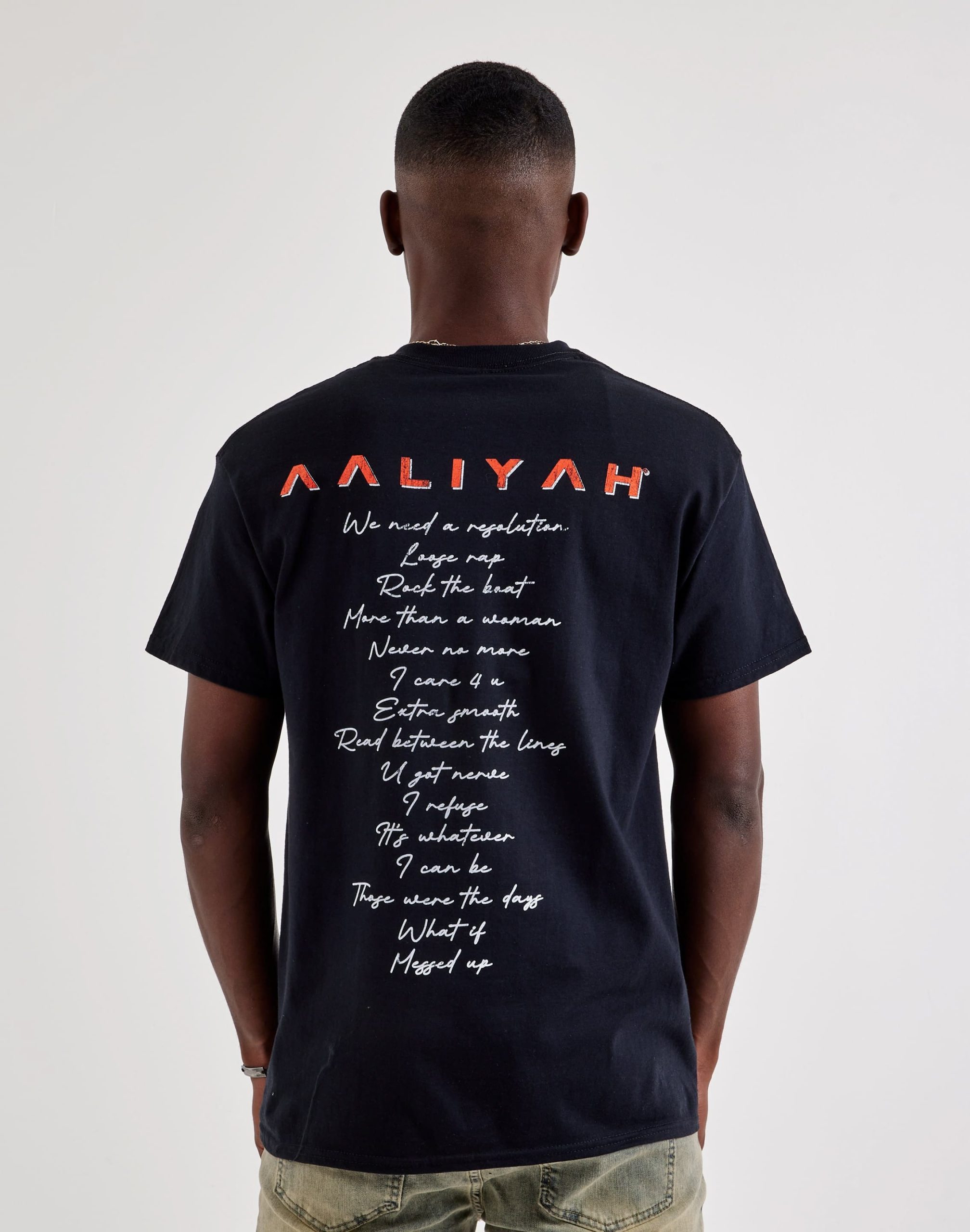 Merch Traffic Aaliyah Photo Tee - Image 2