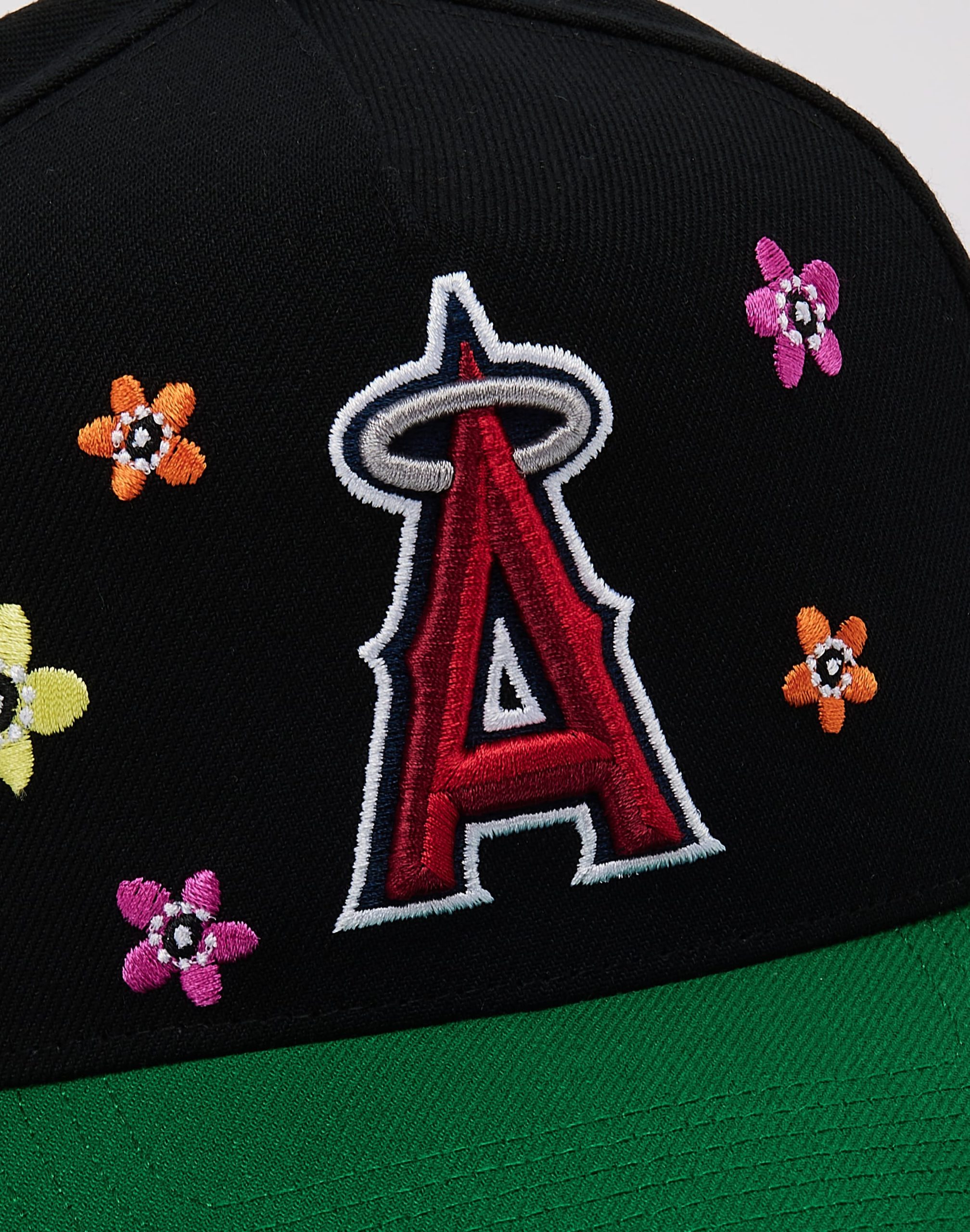 Mitchell & Ness MLB Anaheim Angels Flower Child Pro Pinch Snapback Hat - Image 4