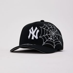 Mitchell & Ness MLB New York Yankees Spider Web Pro Pinch Snapback Hat